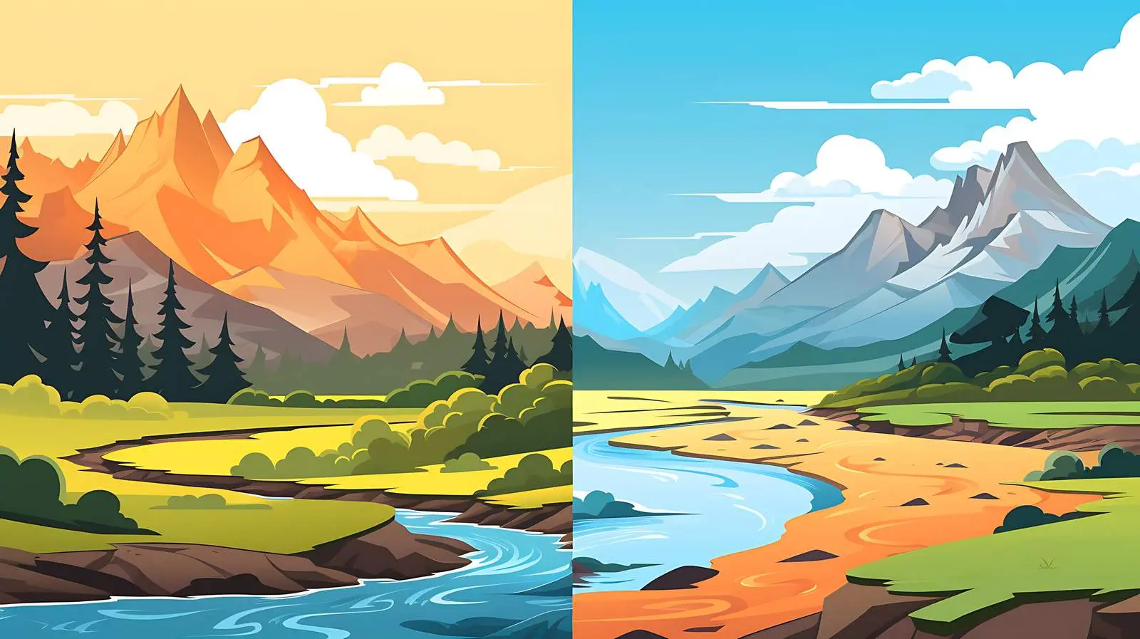 Serene Mountain Landscape — free download from Dotvec
