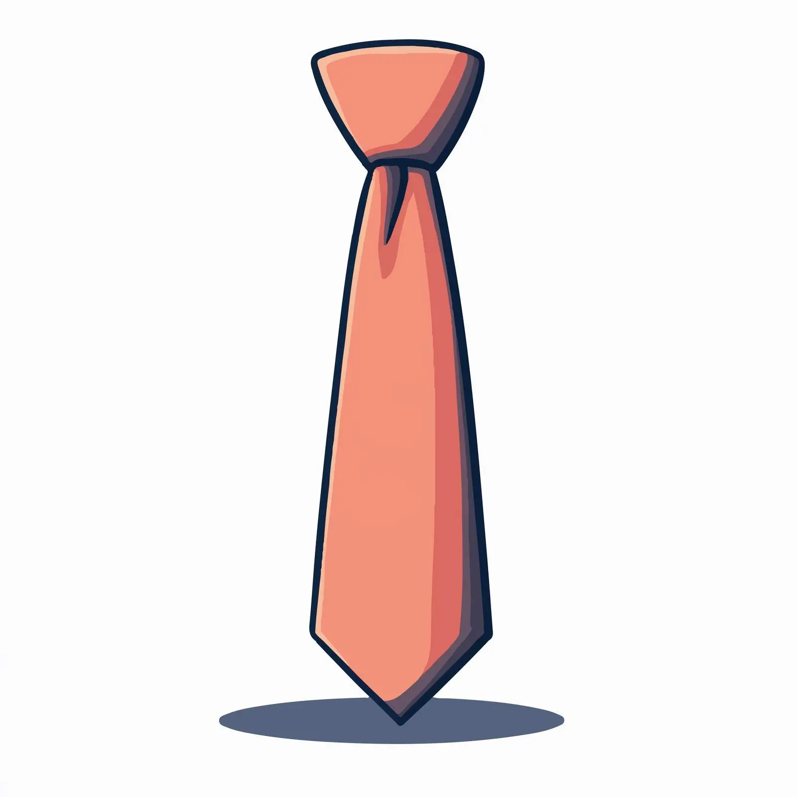 Hand Drawn Cartoon Necktie Vector Illustration — free download from Dotvec