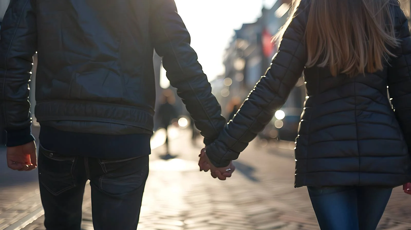 Maastricht Couple Stroll Close-Up — free download from Dotvec