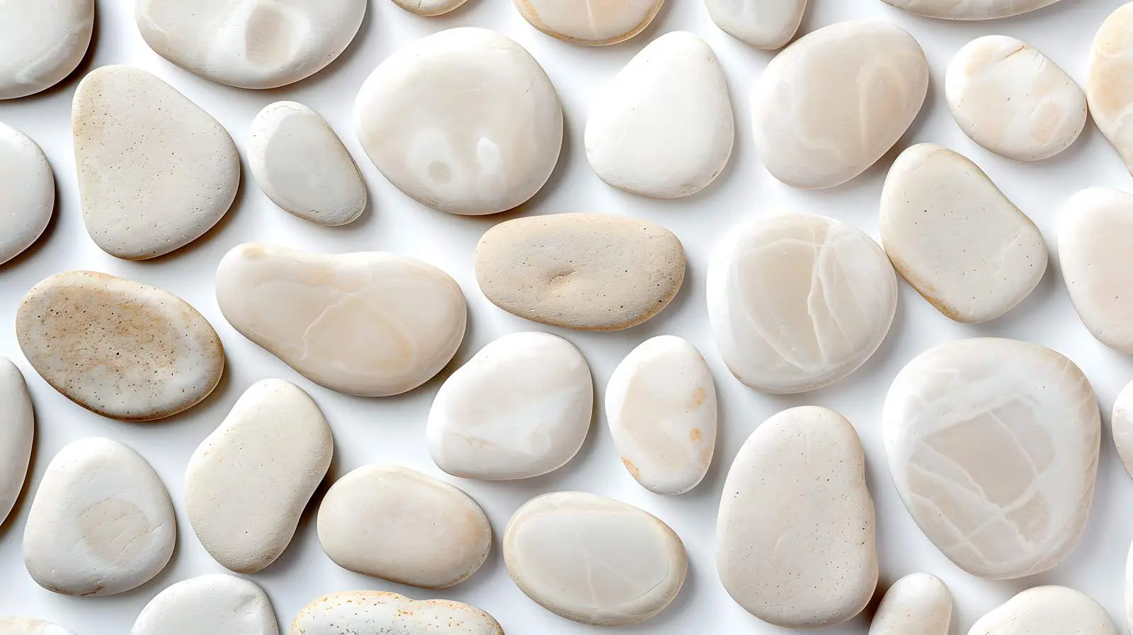 Neutral Beige Stones Flat Lay Top View – free asset image from Dotvec