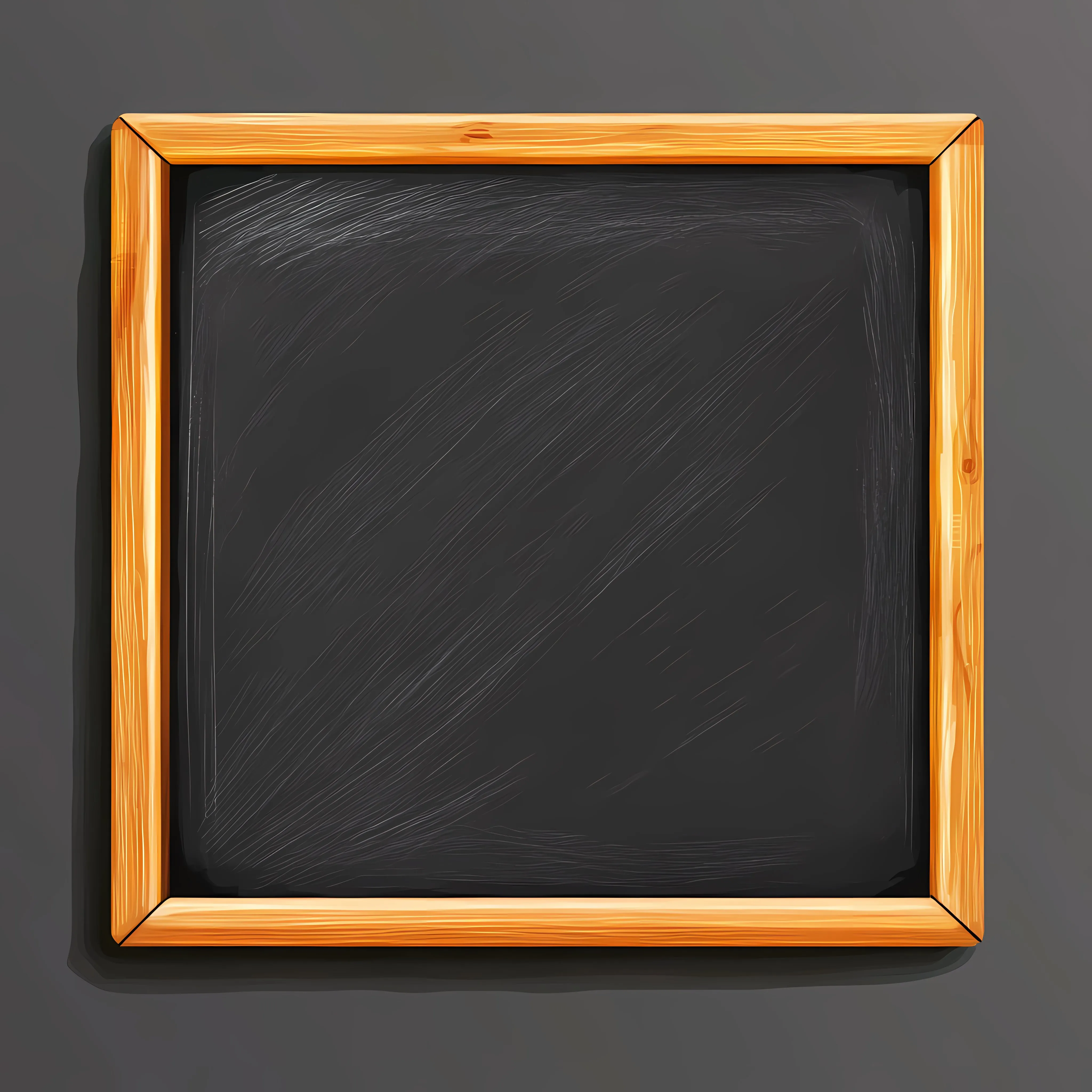 Blank Blackboard with Wooden Frame Vector Illustration — free download from Dotvec