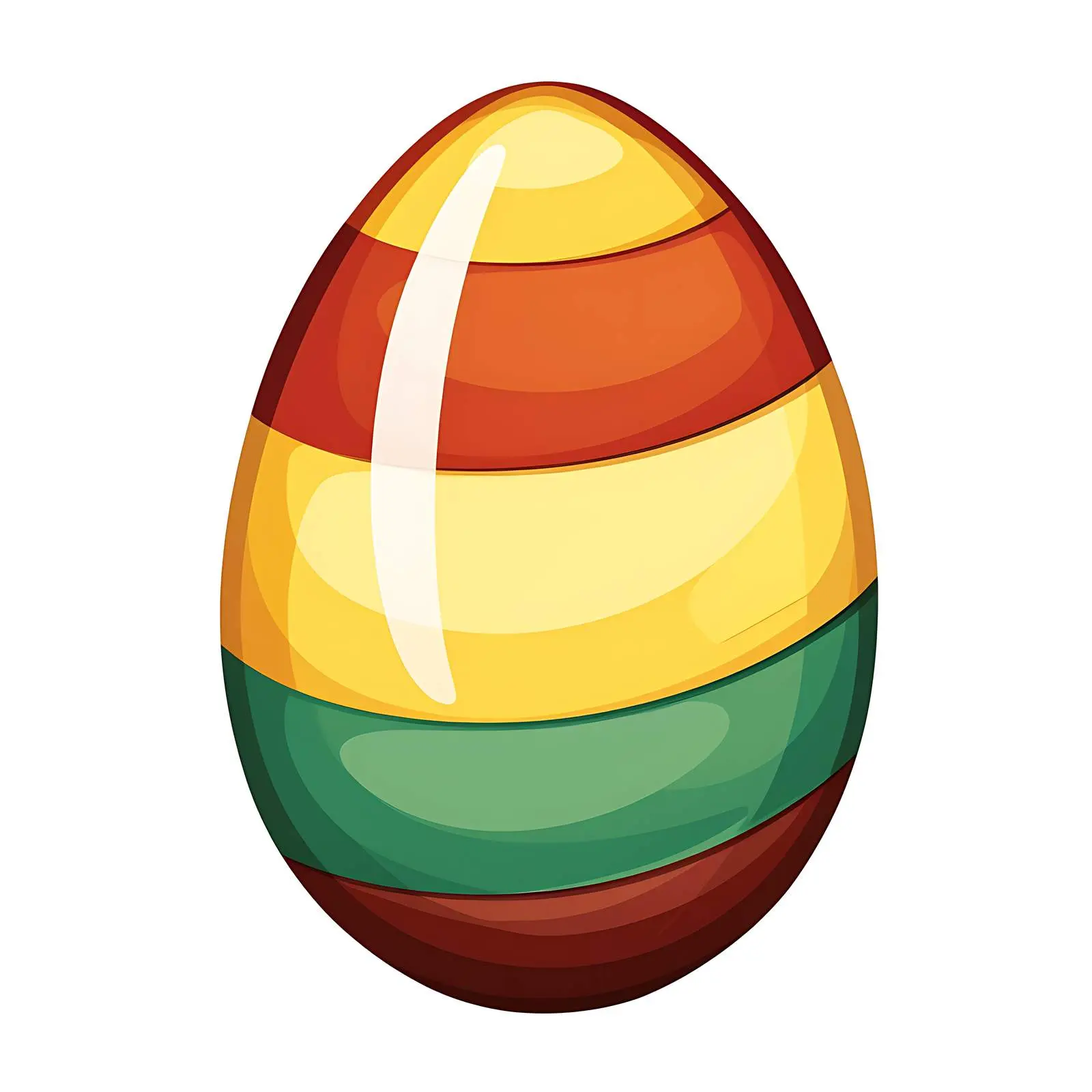 National Flag-Inspired Egg Symbol of New Life — free download from Dotvec