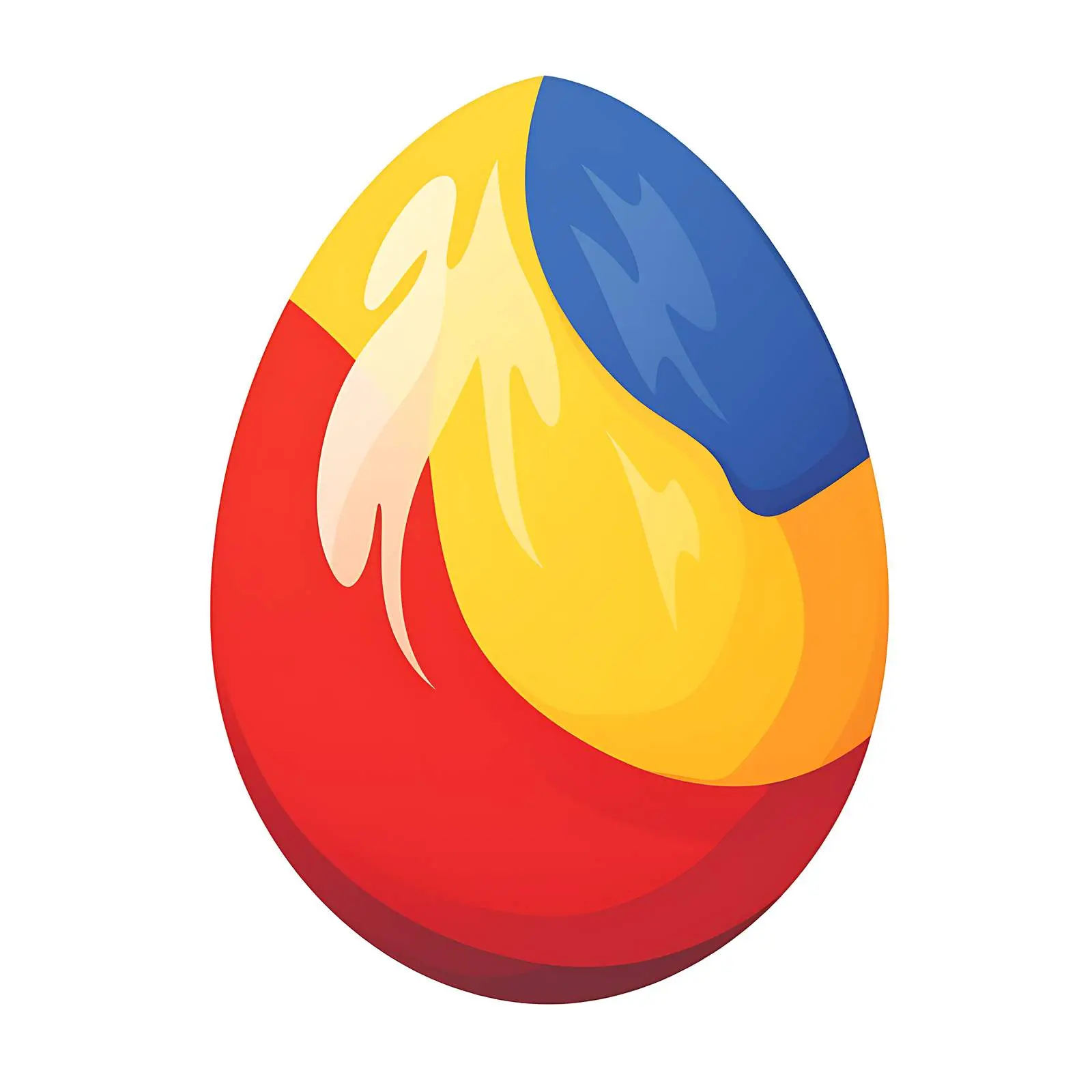 New Life Symbol with National Flag Colors – free vector graphics image from Dotvec