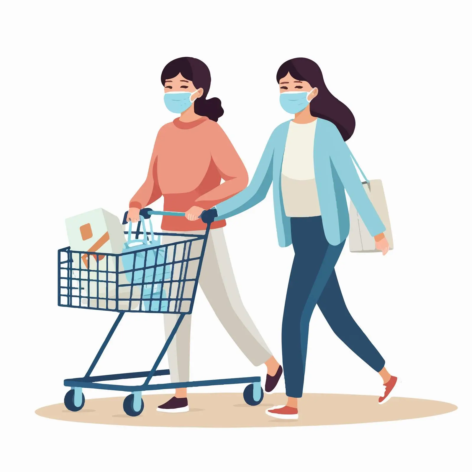 Shopping Together: Mother and Daughter Life — free download from Dotvec