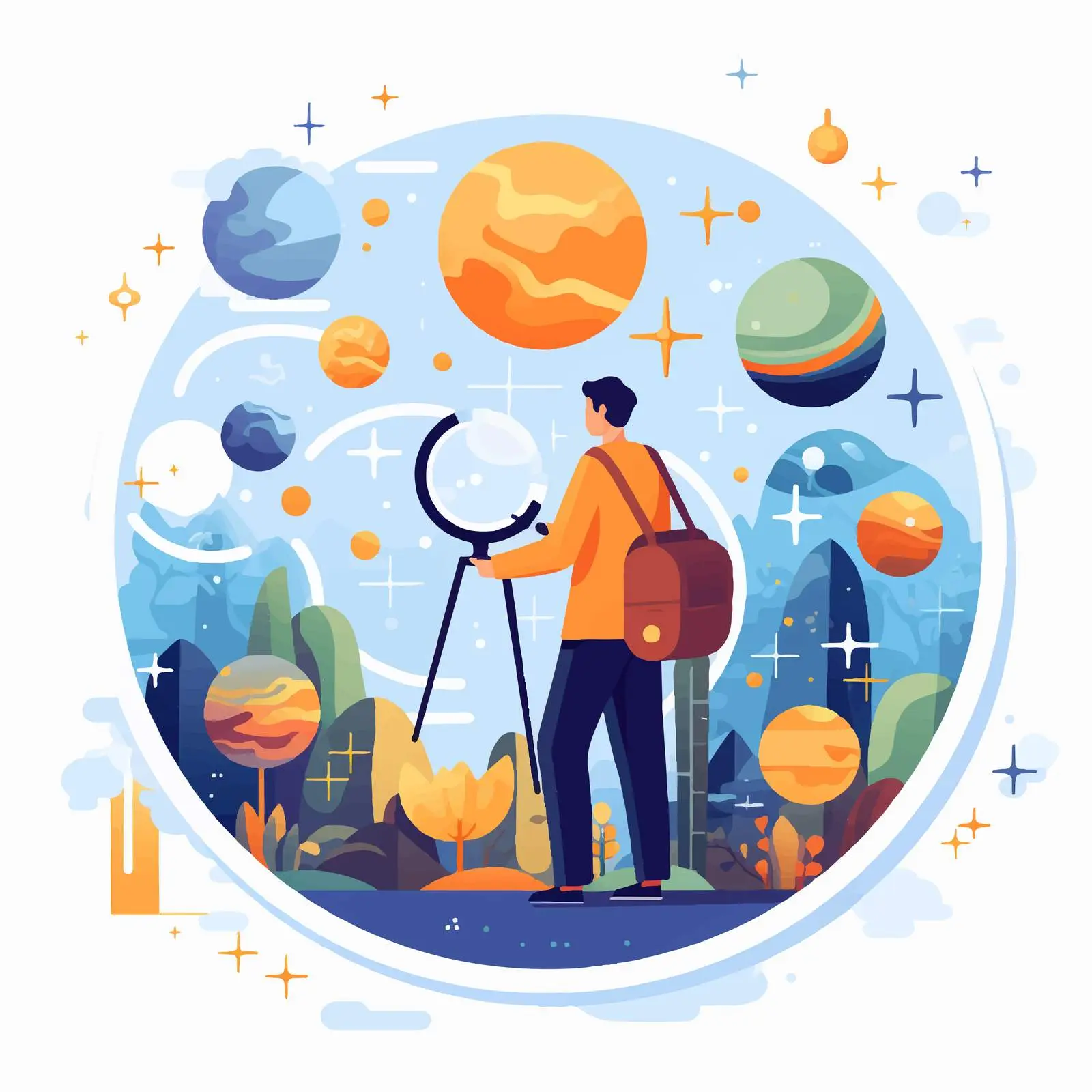 Unknown Imagination Concept and New Opportunities – free unconventional image from Dotvec