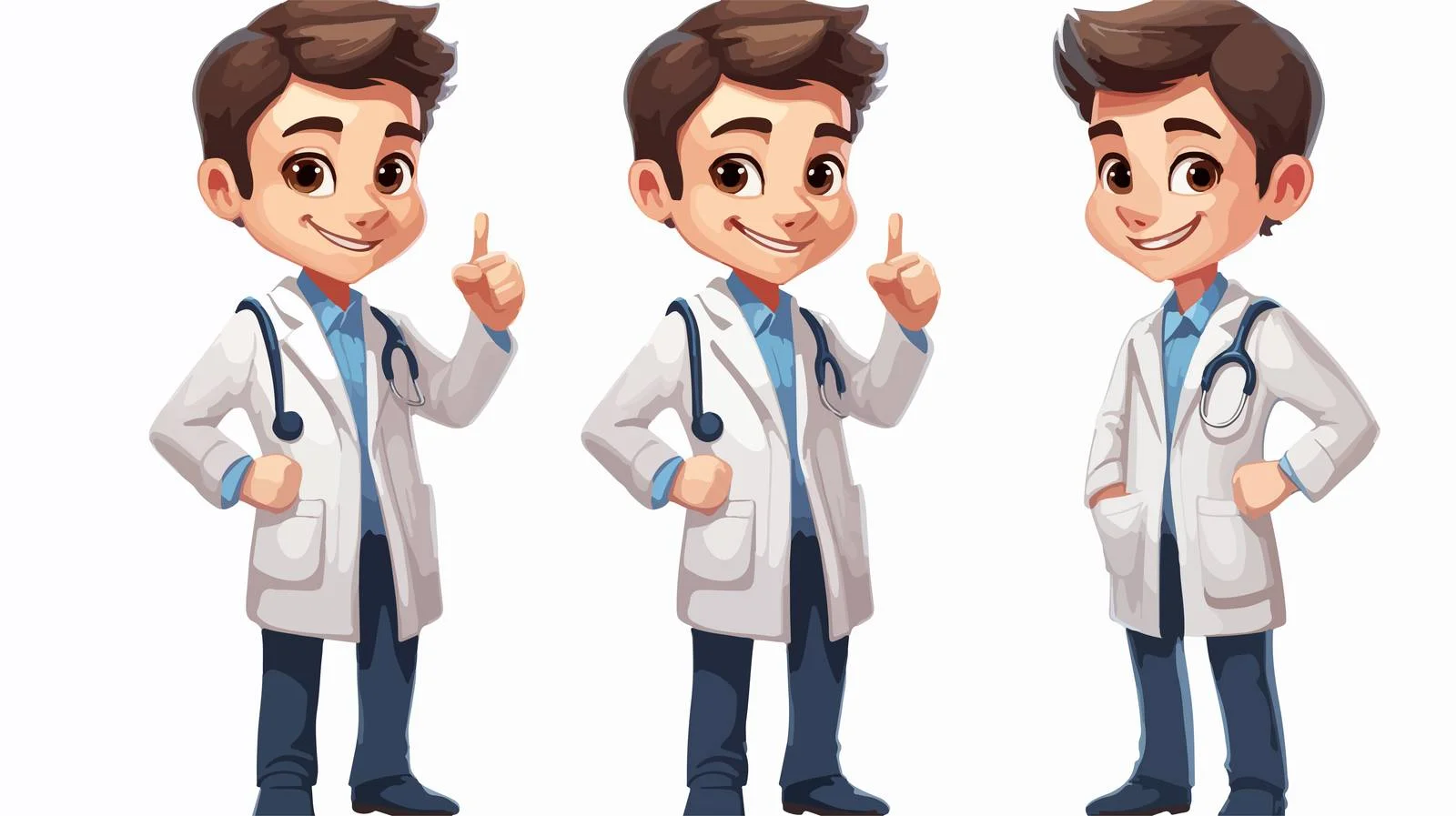 Professional Young Doctor Demonstrating — free download from Dotvec