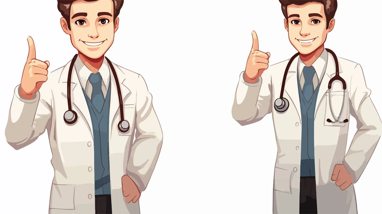 Professional Young Doctor Presenting — free download from Dotvec