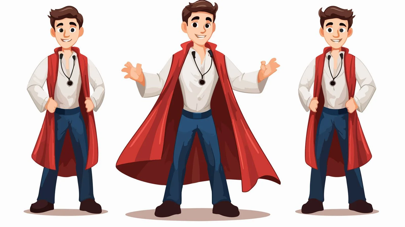 Professional Young Doctor Standing Image — free download from Dotvec