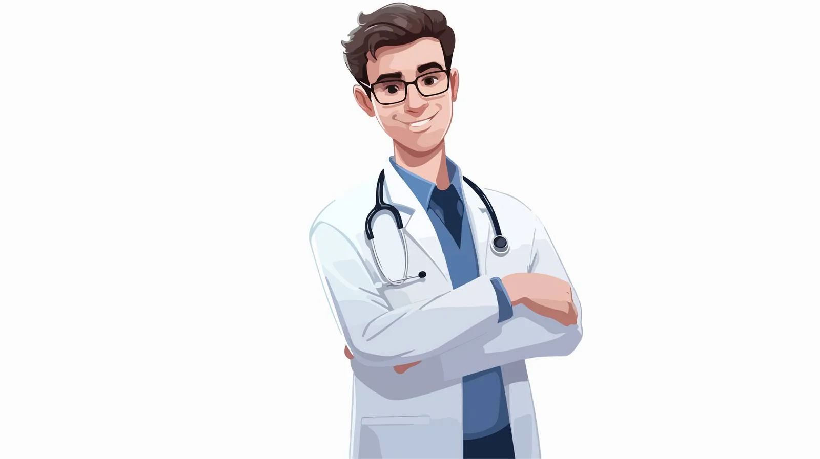 Confident Doctor Explaining Medical Concepts — free download from Dotvec
