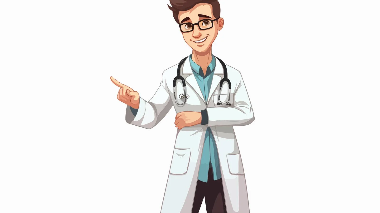 Professional Young Doctor Explaining — free download from Dotvec