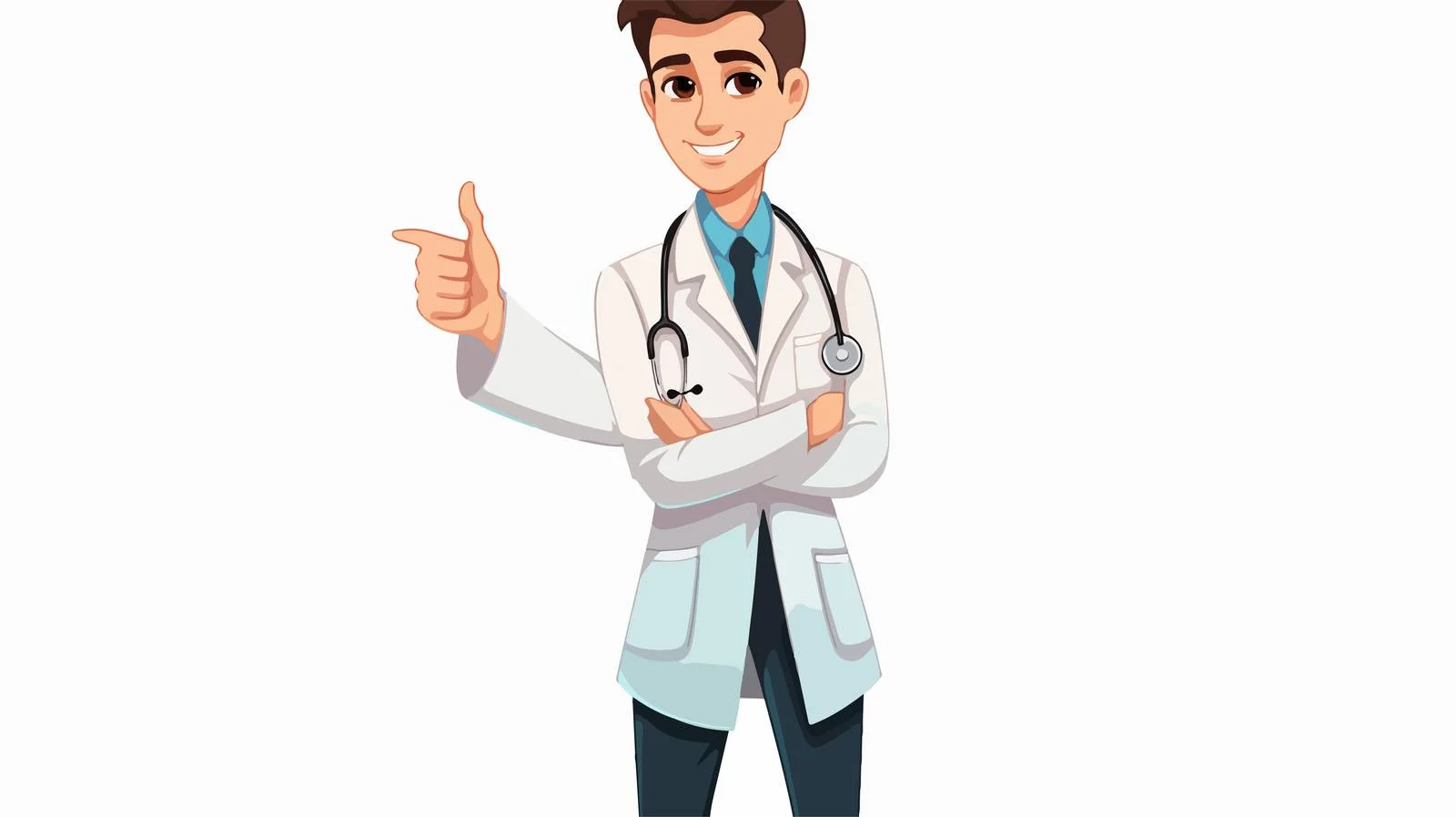 Professional Doctor Demonstrating Medical Concept — free download from Dotvec