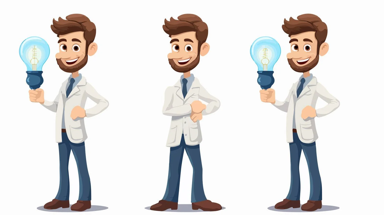 Portrait of Young Doctor Standing — free download from Dotvec