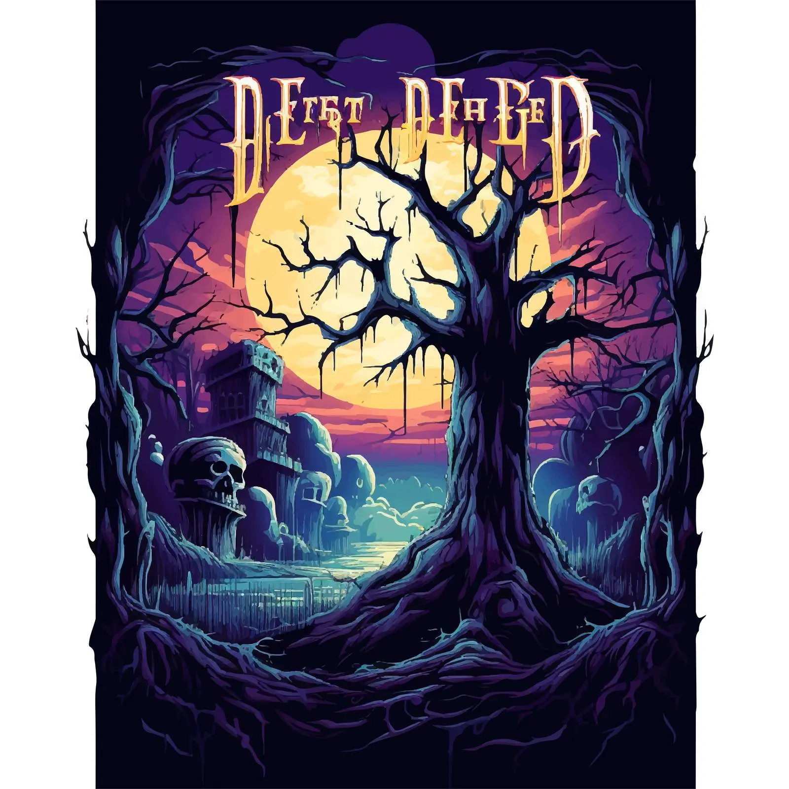 Halloween Festival Dread Text Design Vector — free download from Dotvec