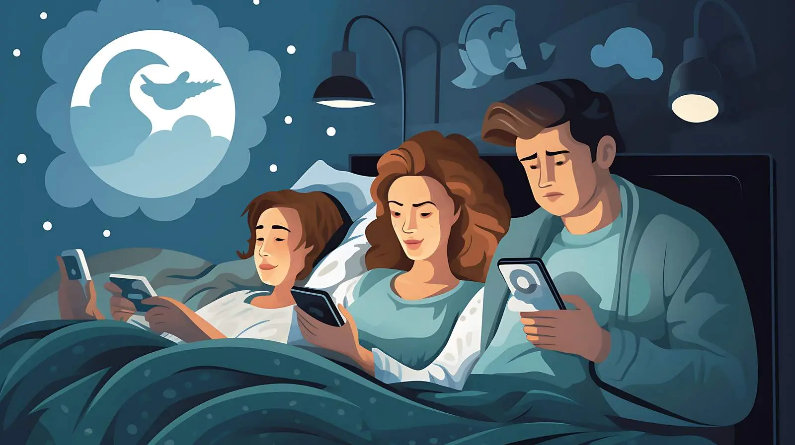 Mobile Phone Usage Before Sleep — free download from Dotvec