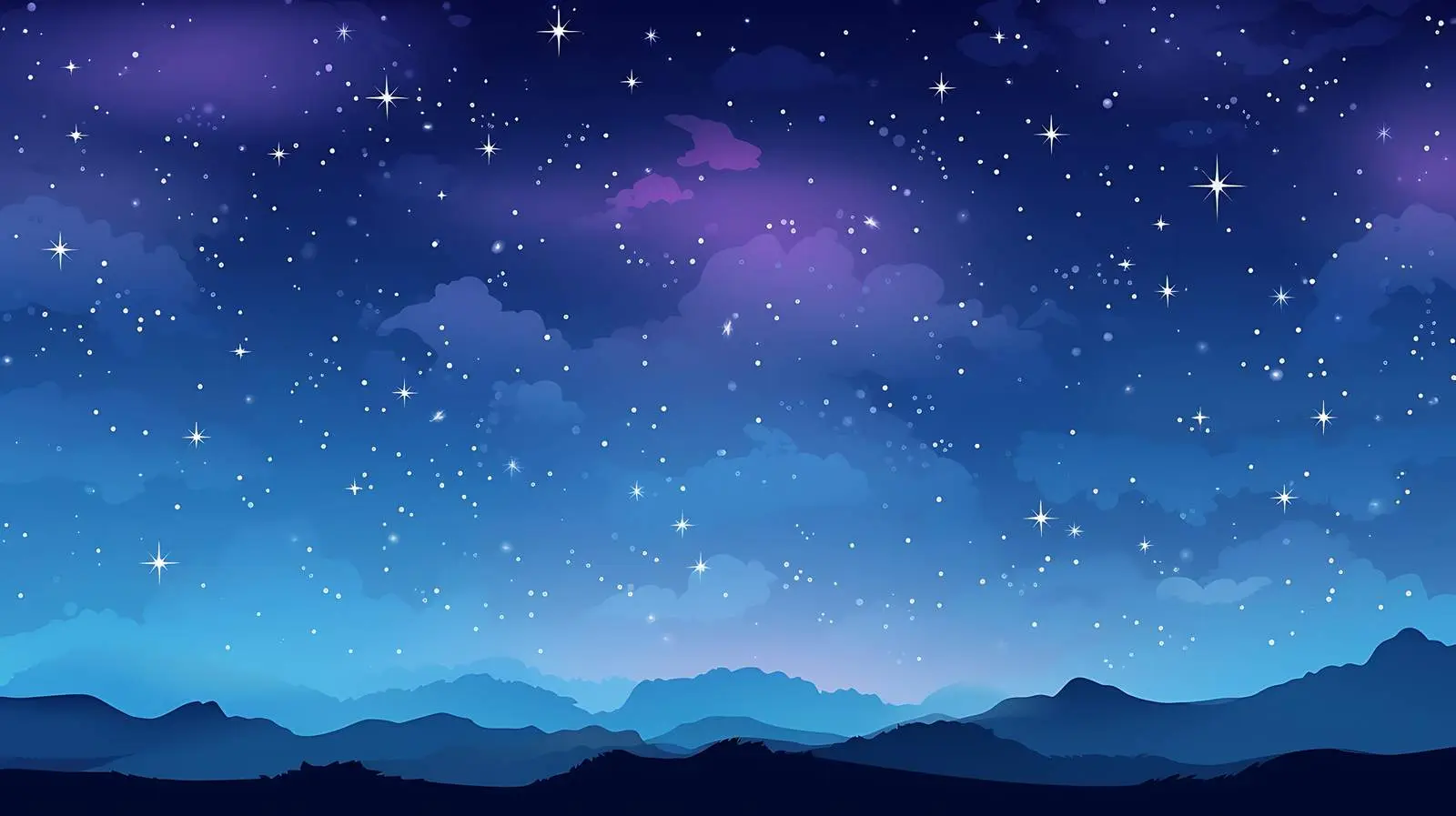 Serene Starlit Night Sky — free download from Dotvec