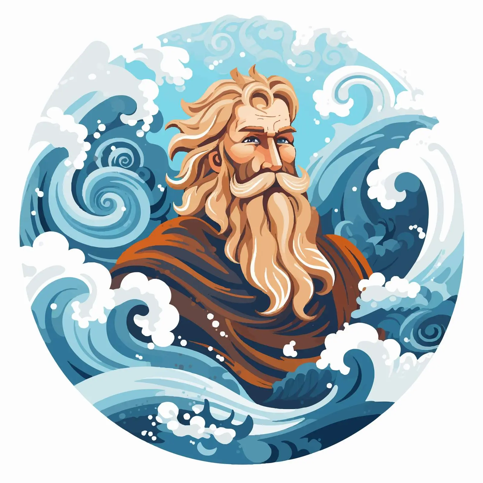 Njord: Norse God of Wind and Sea — free download from Dotvec