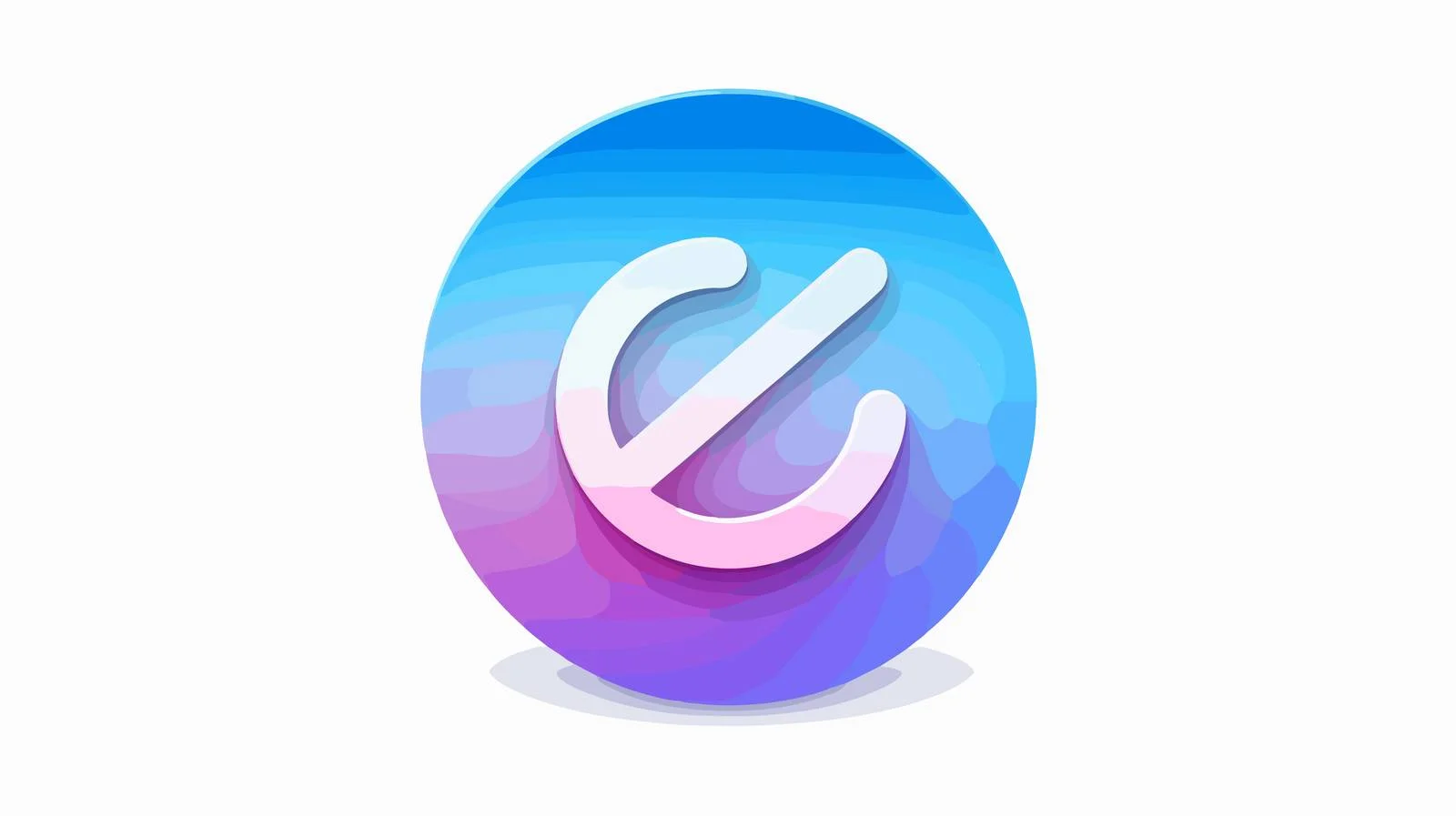 Sleek Circular Gradient Icon — free download from Dotvec