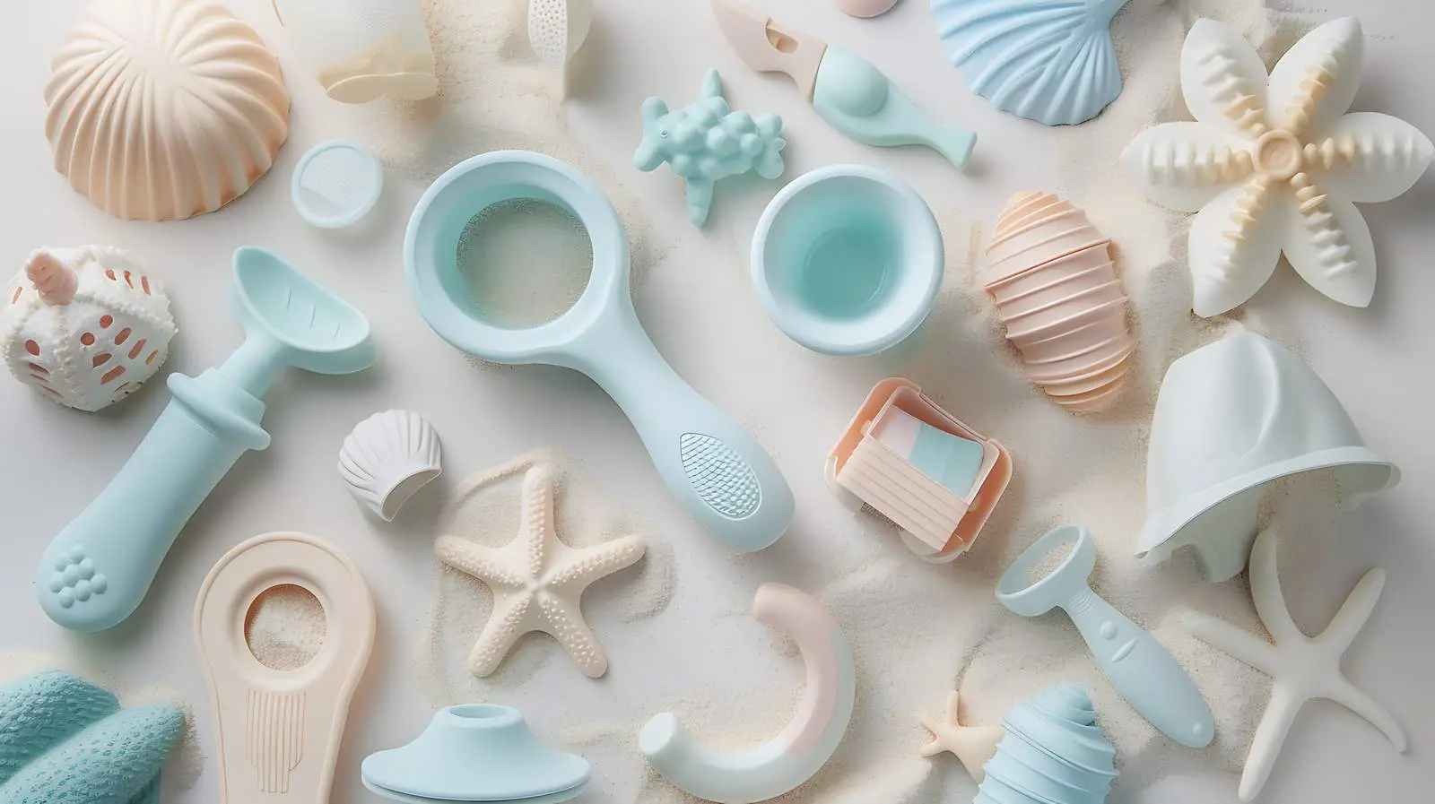 Nordic Style Beach Toys Set for Water Play — free download from Dotvec