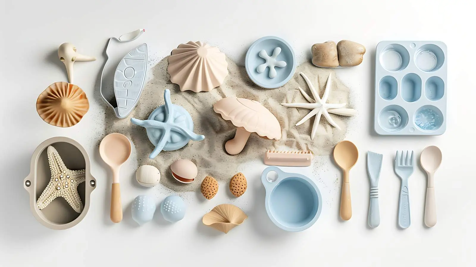 Nordic Style Beach Toys Set for Water Play – free bond image from Dotvec