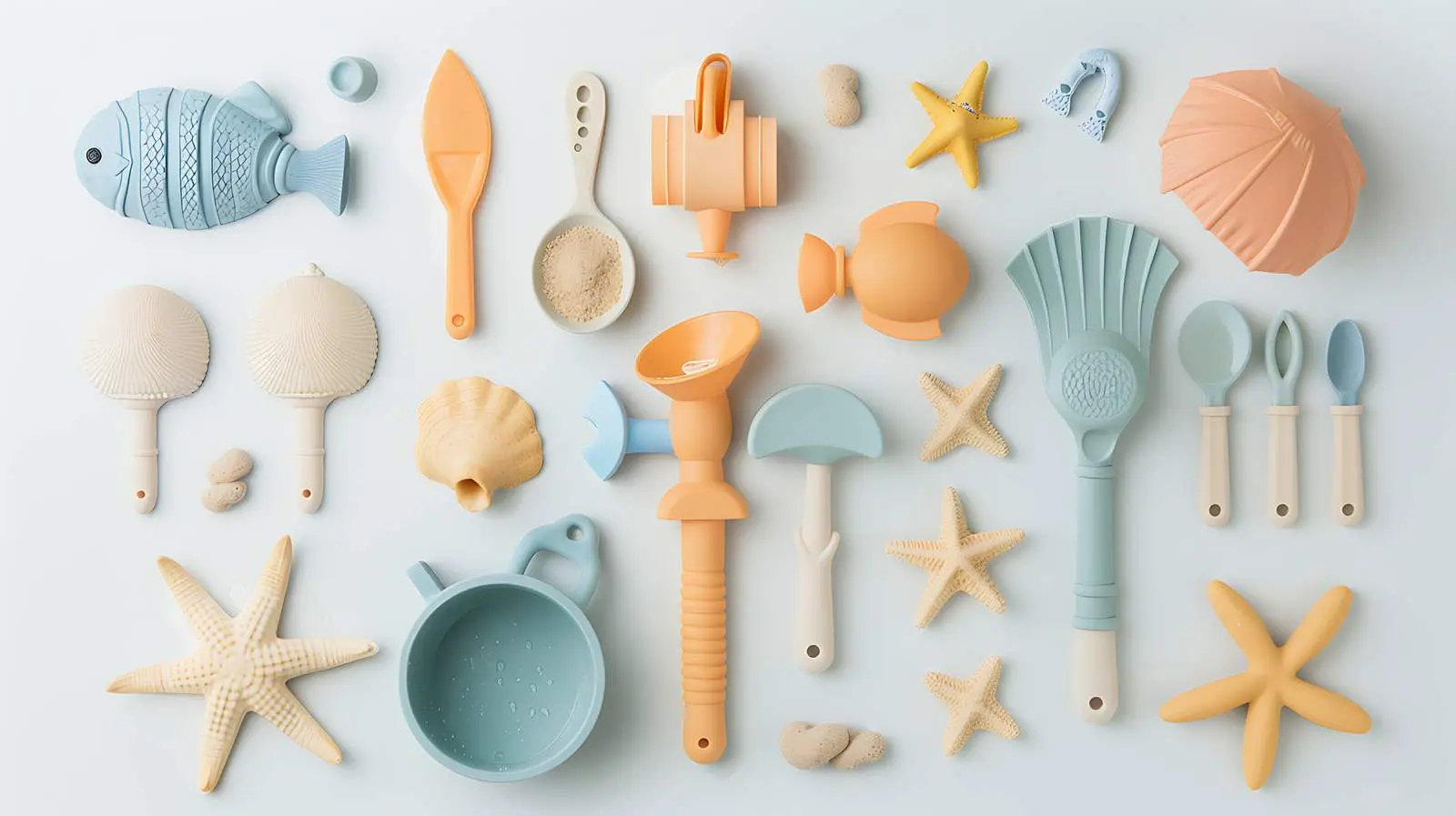Nordic Style Beach Toys Set for Water Play — free download from Dotvec