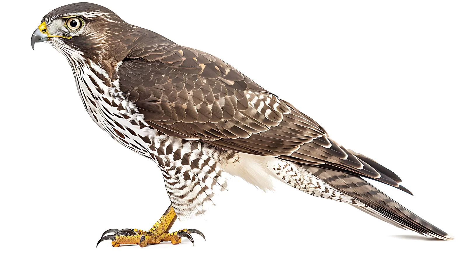Majestic Northern Goshawk Isolated Portrait — free download from Dotvec