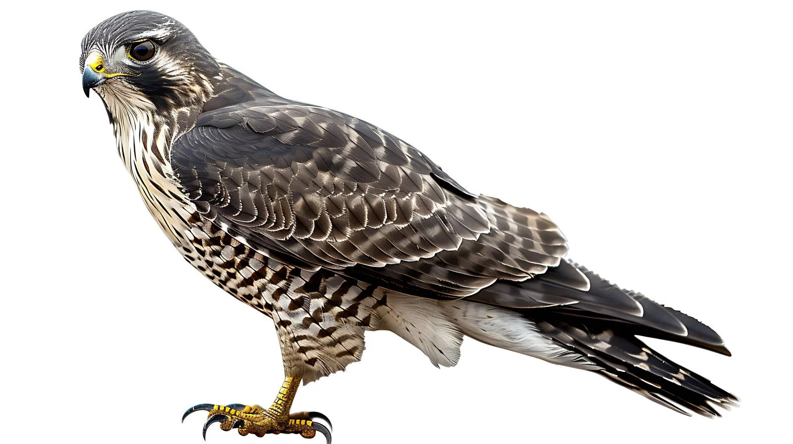 Majestic Northern Goshawk Isolated on White — free download from Dotvec