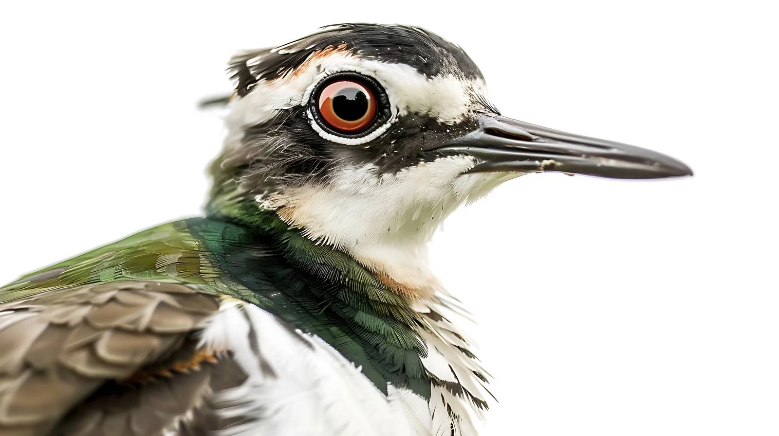 Close-up of Northern Lapwing Bird — free download from Dotvec