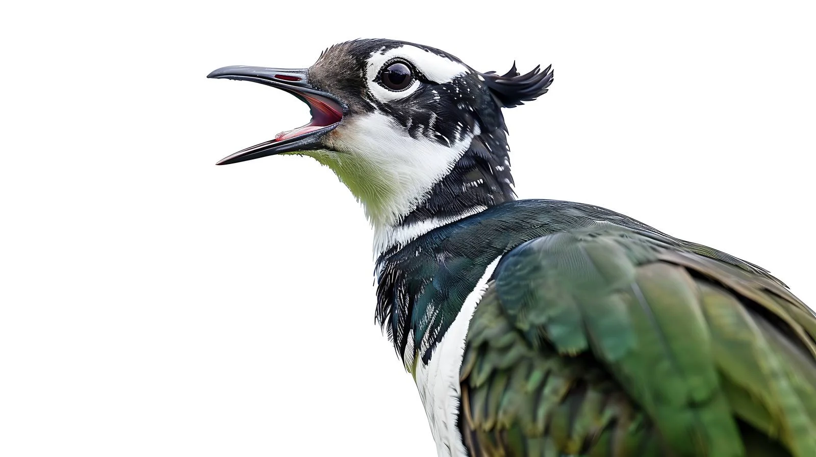 Close-up of Northern Lapwing Bird — free download from Dotvec