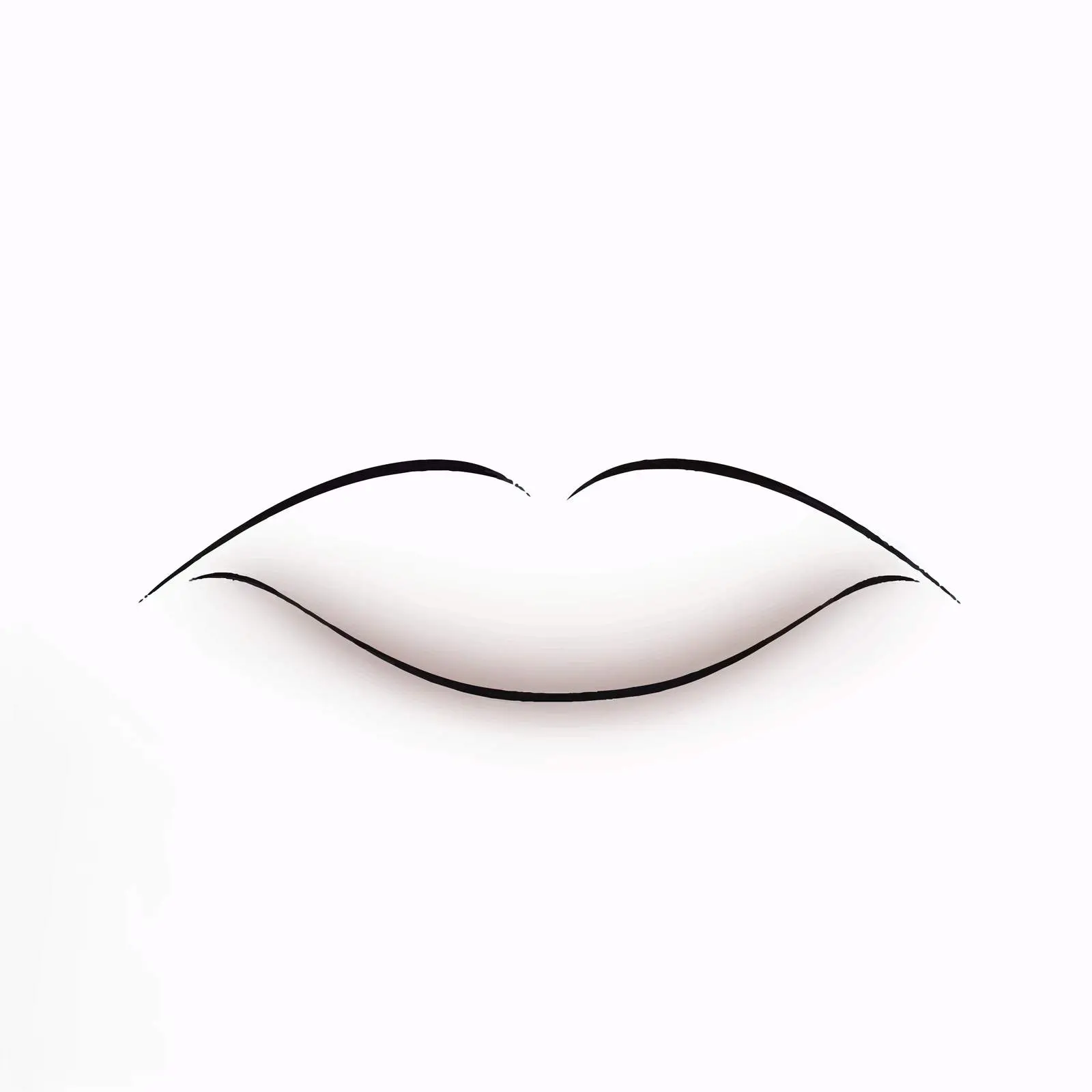 Nose Line Vector Illustration on White Background — free download from Dotvec