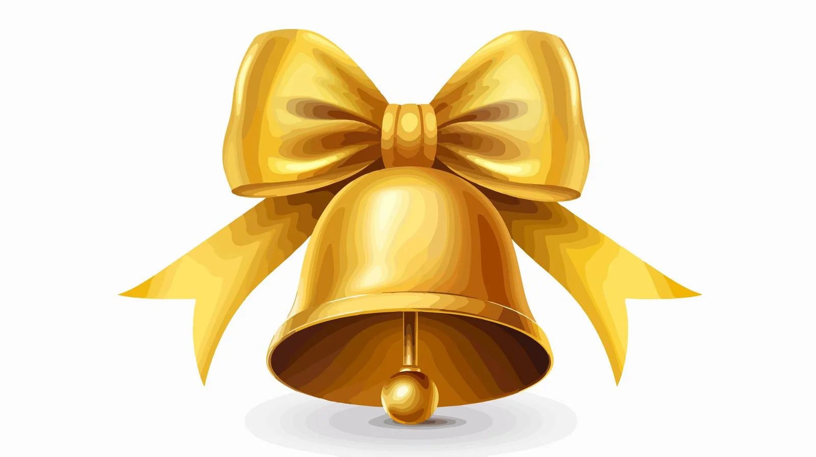 Vibrating Golden Bell Notification — free download from Dotvec