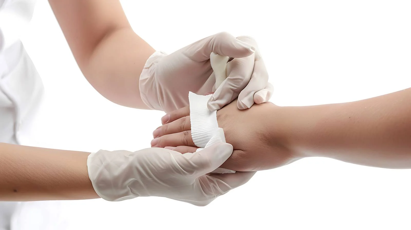 Wound Dressing for Burn Injury Patient's Hand — free download from Dotvec