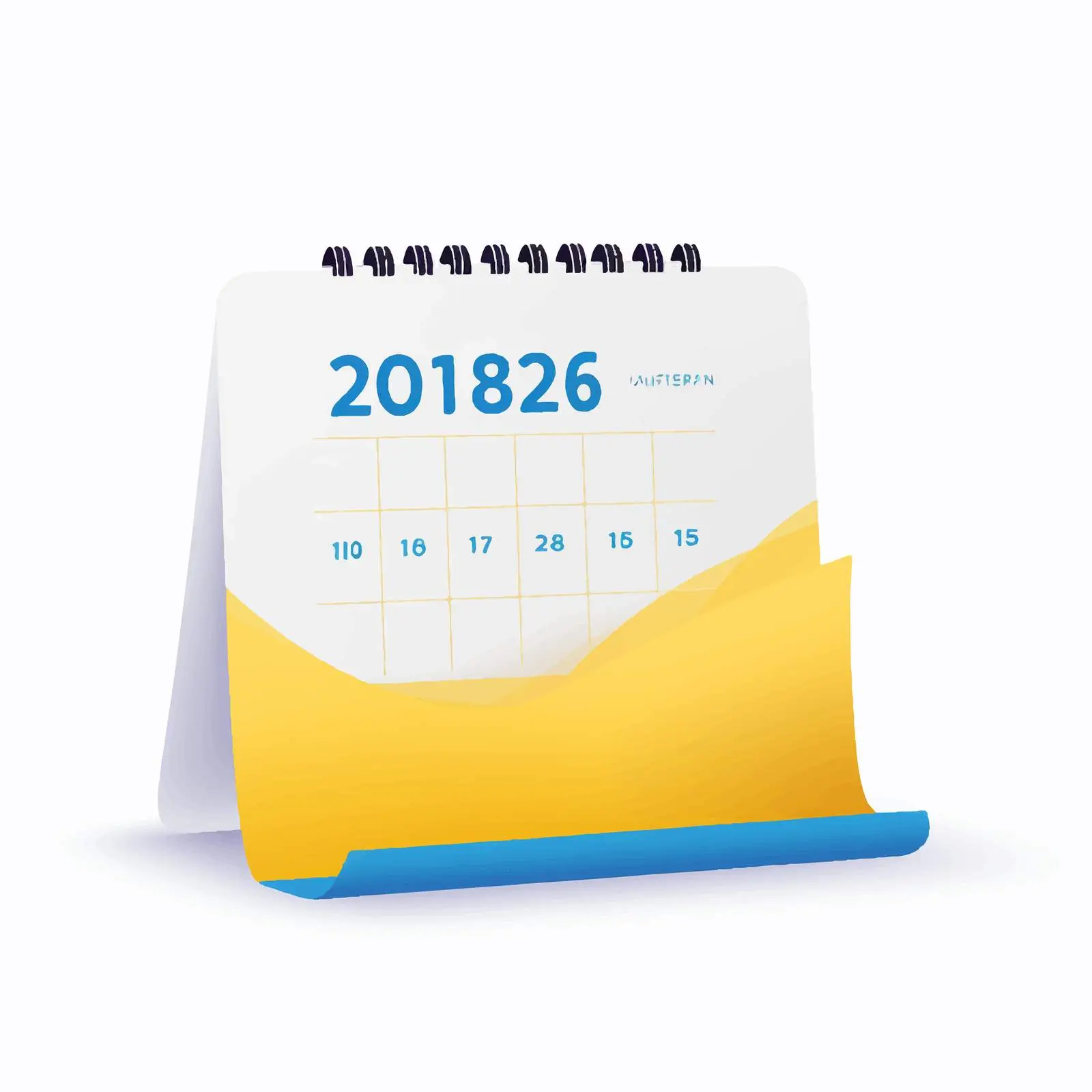 October Minimalist Business Print Template — free download from Dotvec