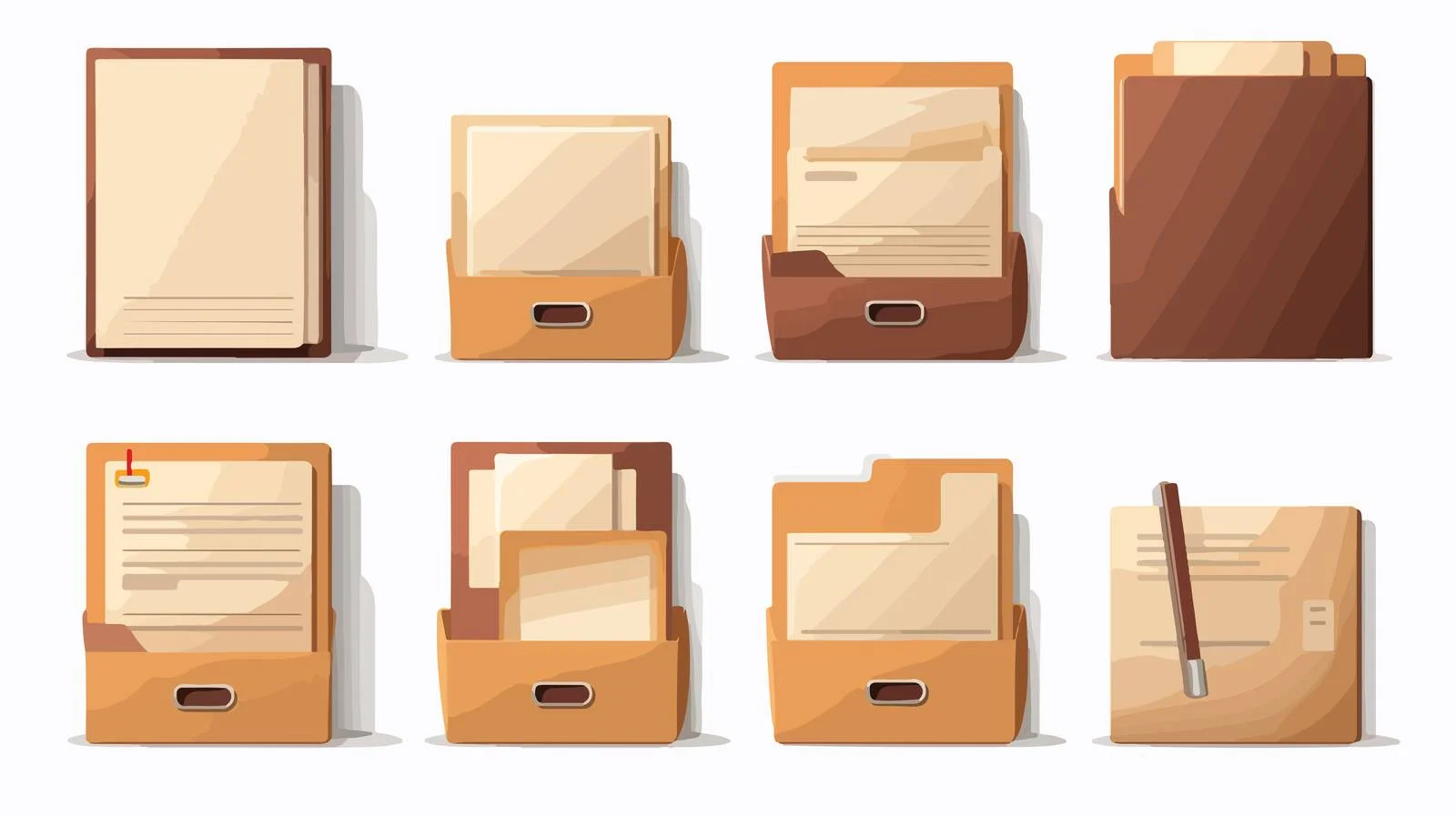 Professional Office Document Folder — free download from Dotvec