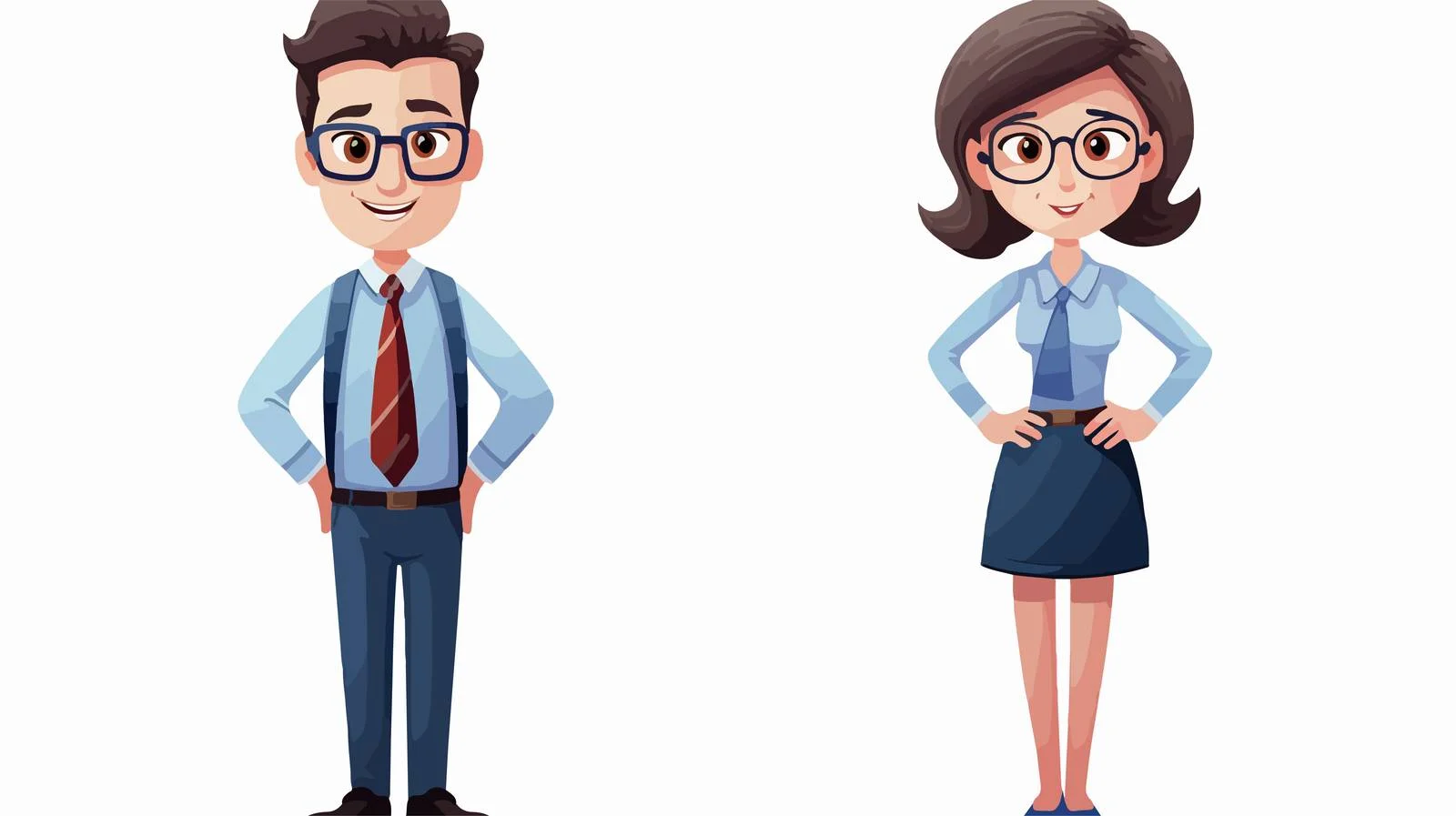 Professional Office Cartoon Vector Bundle — free download from Dotvec