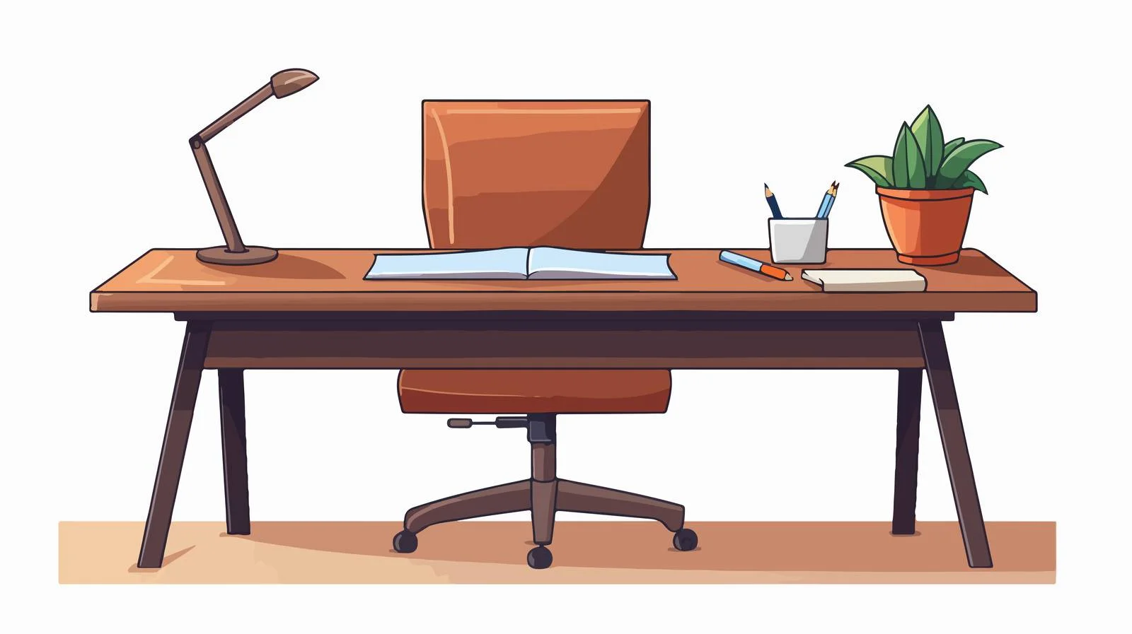 High-Quality Office Table Design — free download from Dotvec