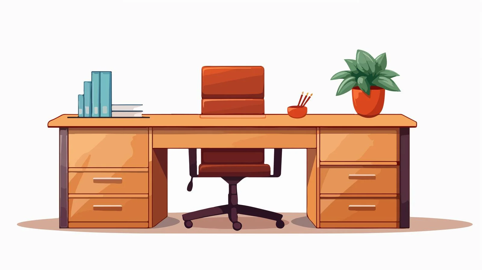 Elegant Office Table — free download from Dotvec