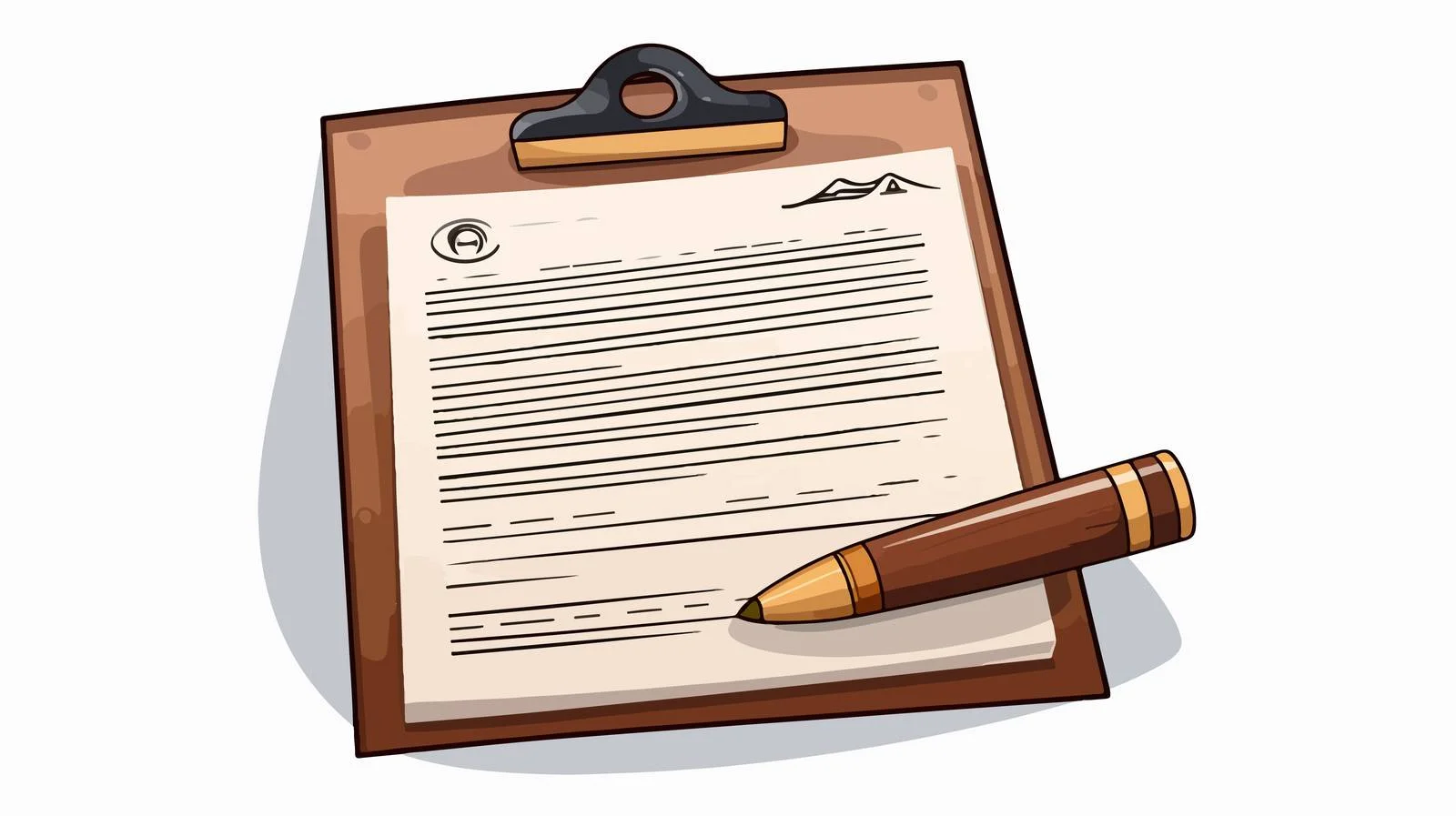 Distressed Official Document Symbol — free download from Dotvec