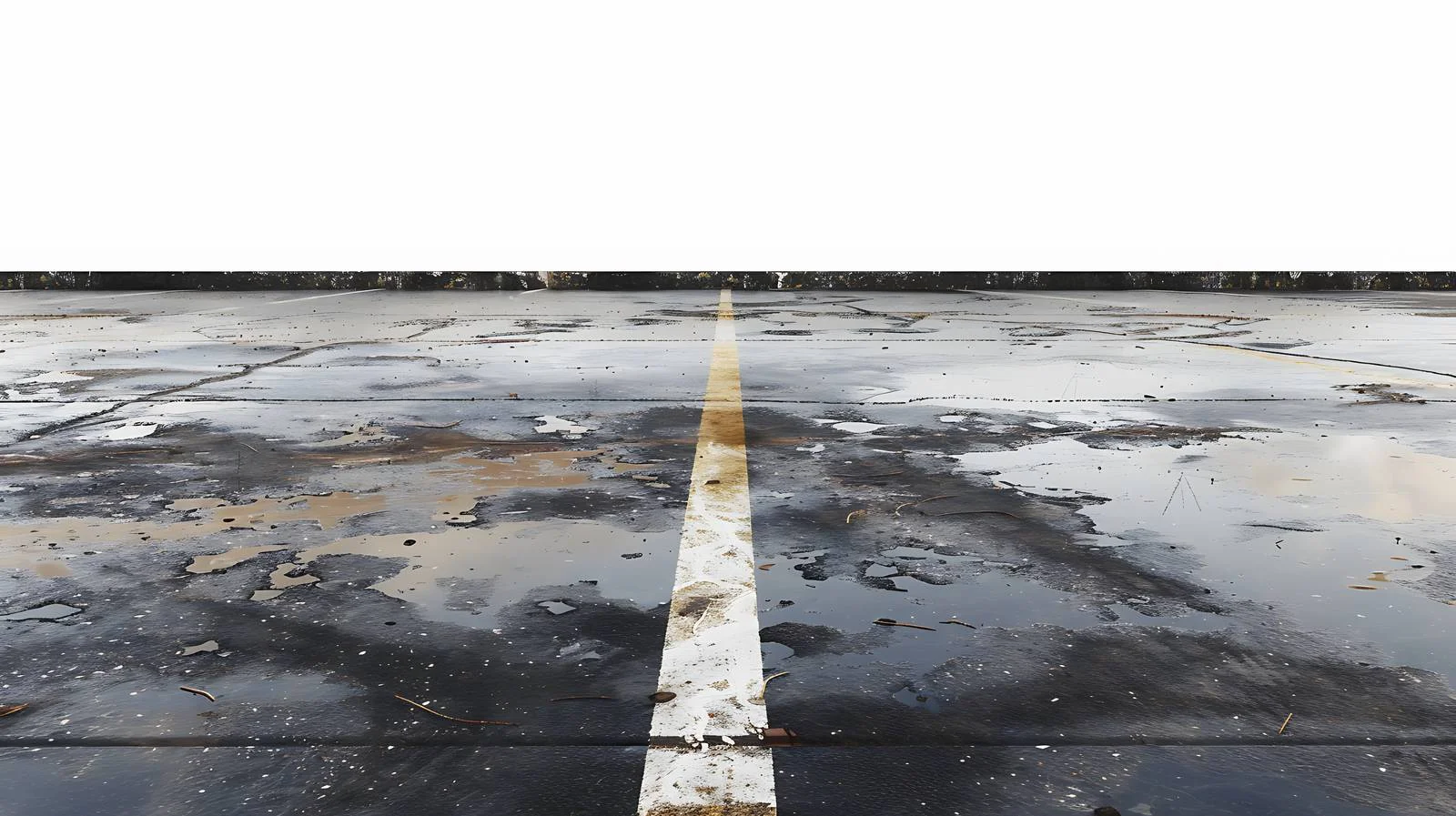 Spilled oil on wet parking lot — free download from Dotvec