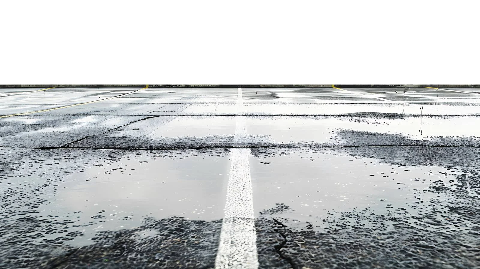 Polluted parking lot after rain with oil — free download from Dotvec