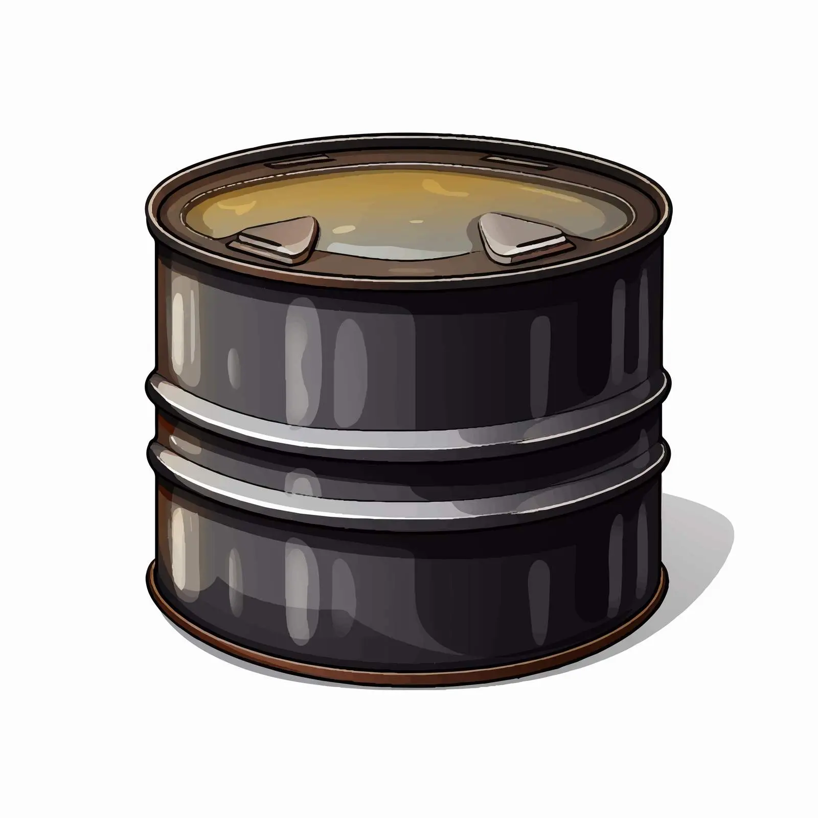 Oil Drum Vector Illustration on White Background — free download from Dotvec