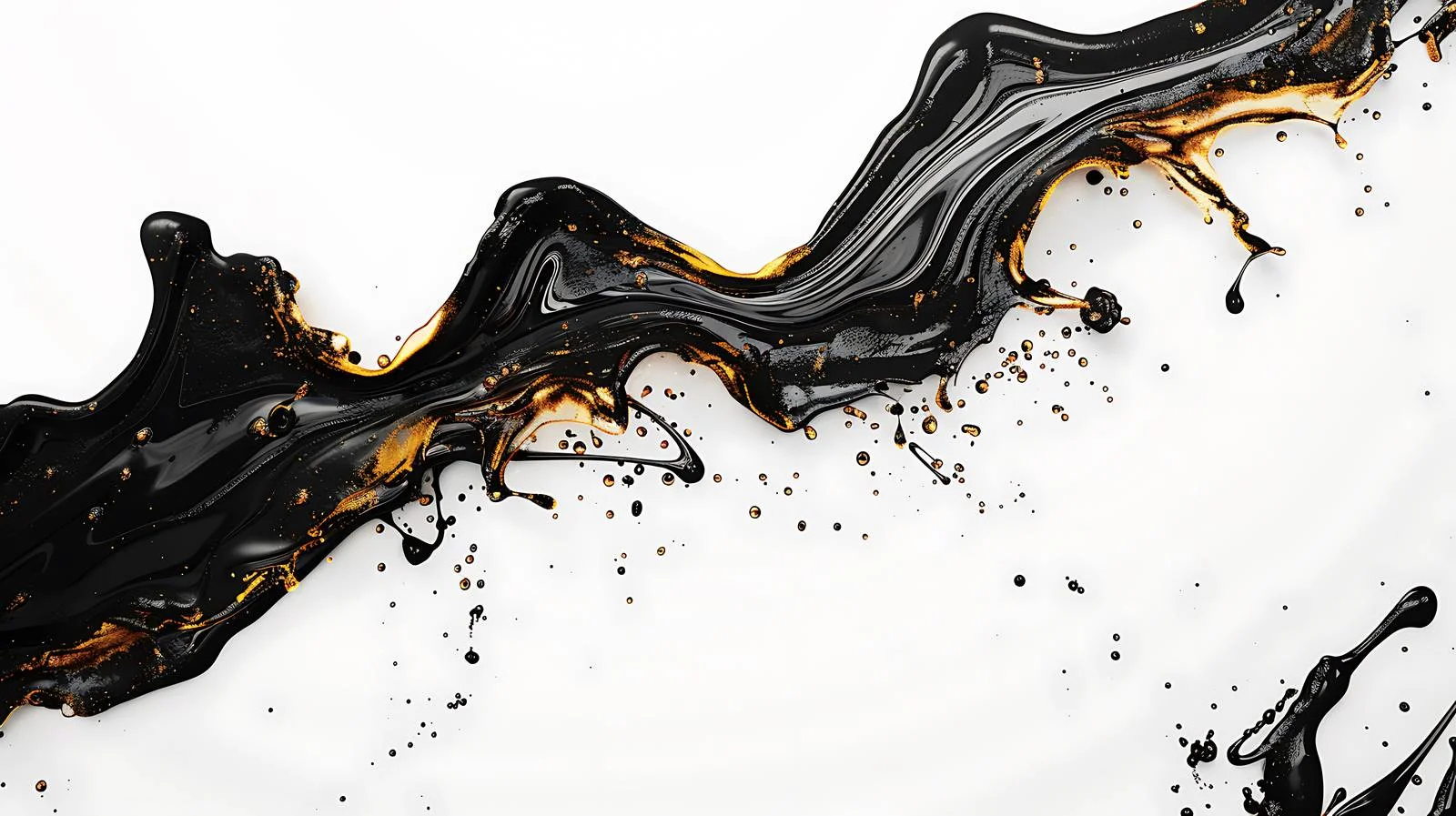 Petrol contaminating water: Abstract environmental scene — free download from Dotvec