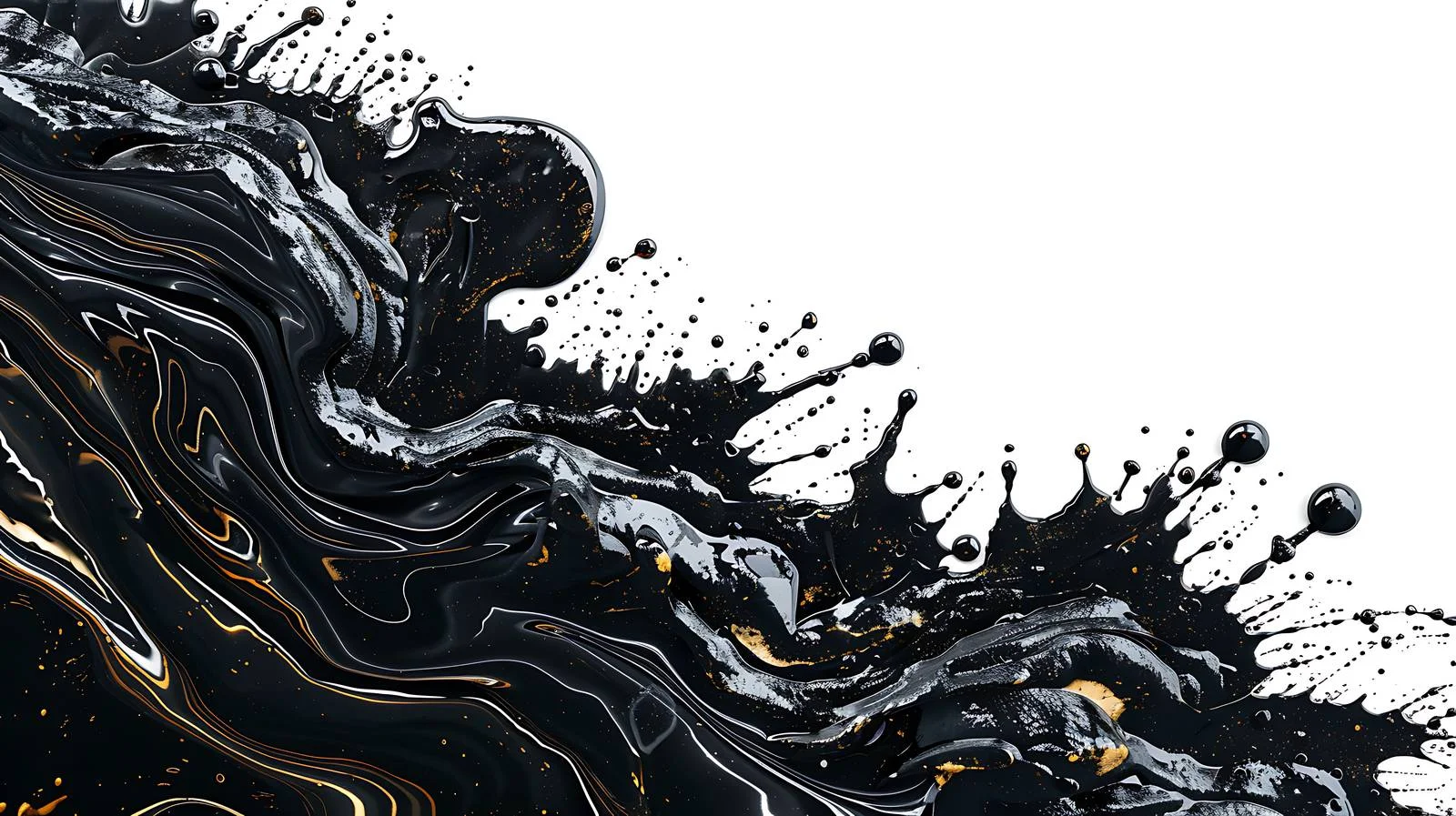 Abstract Oil Spill Stain on Asphalt — free download from Dotvec