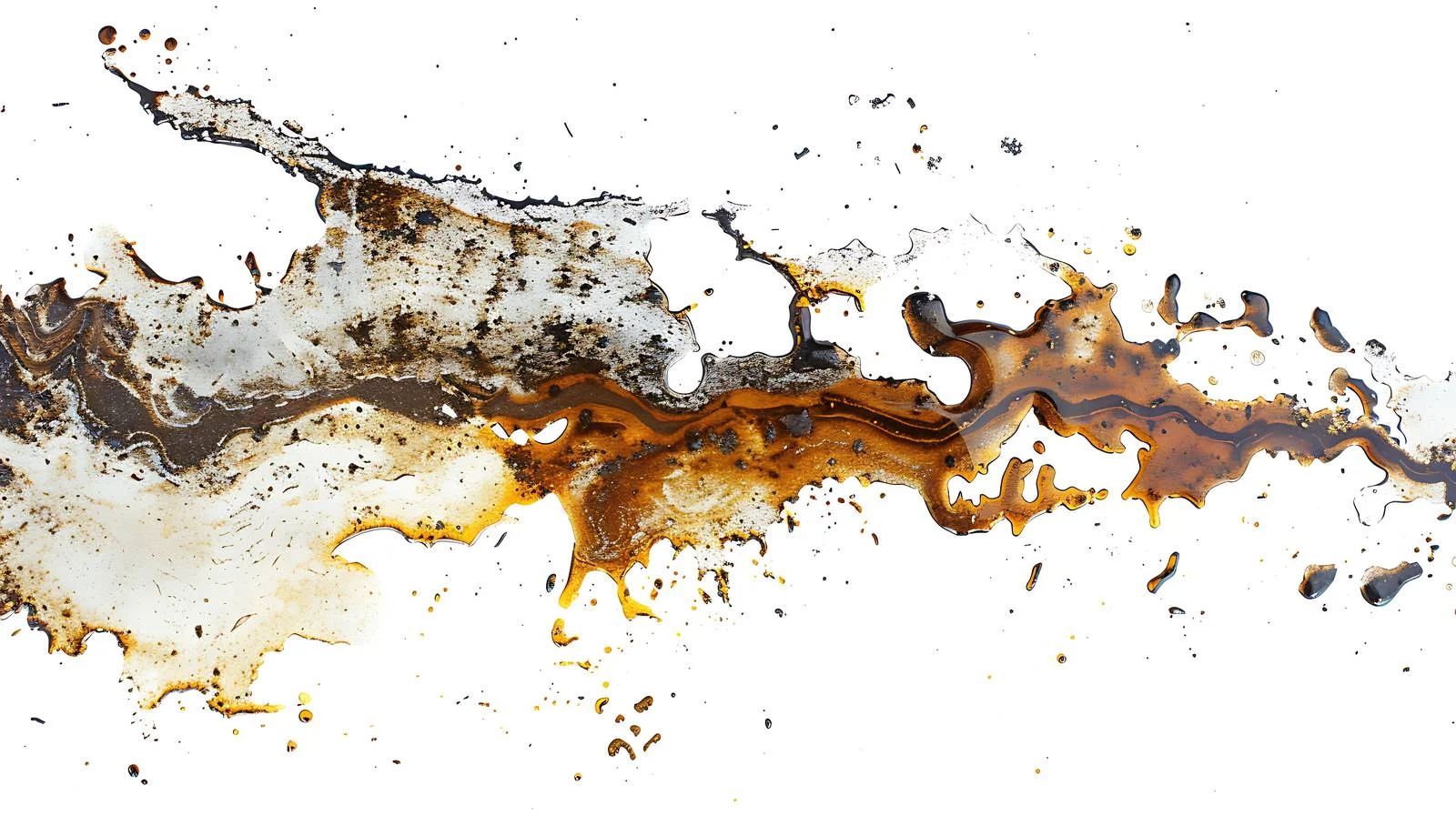 Petrol Stain on Colored Asphalt Surface — free download from Dotvec