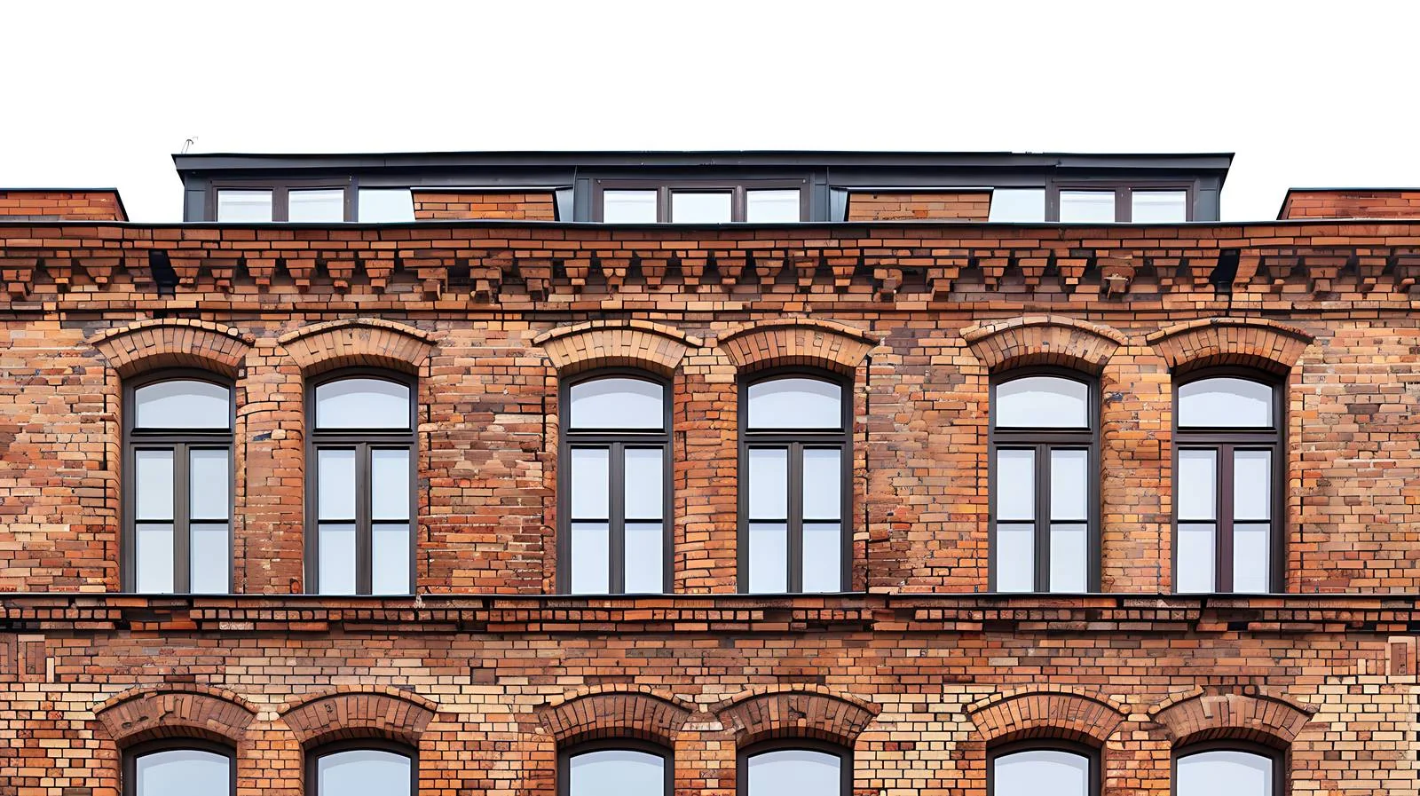Historic Brick Building Skyline View — free download from Dotvec