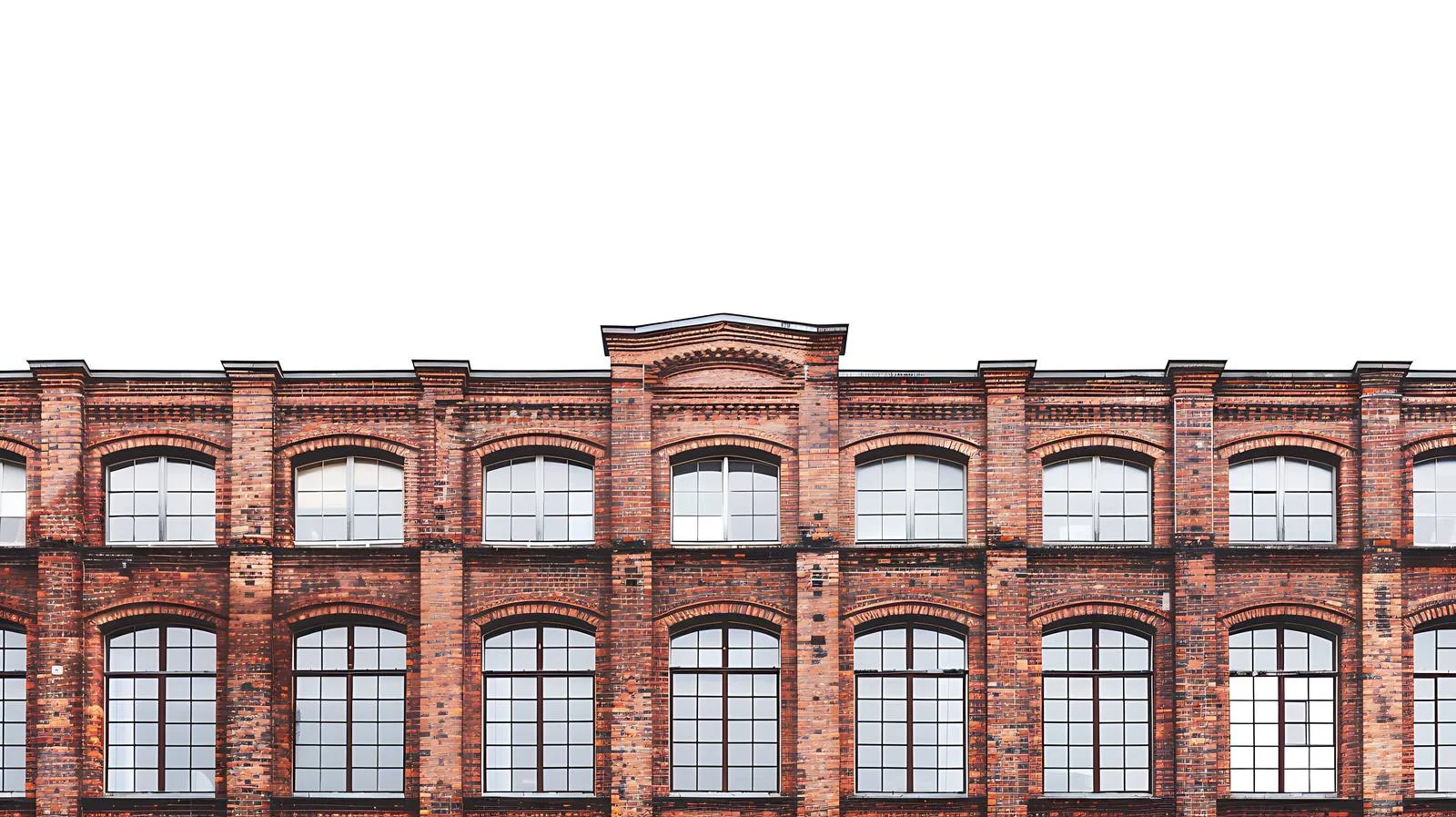 Vintage Brick Building in Sky Setting — free download from Dotvec