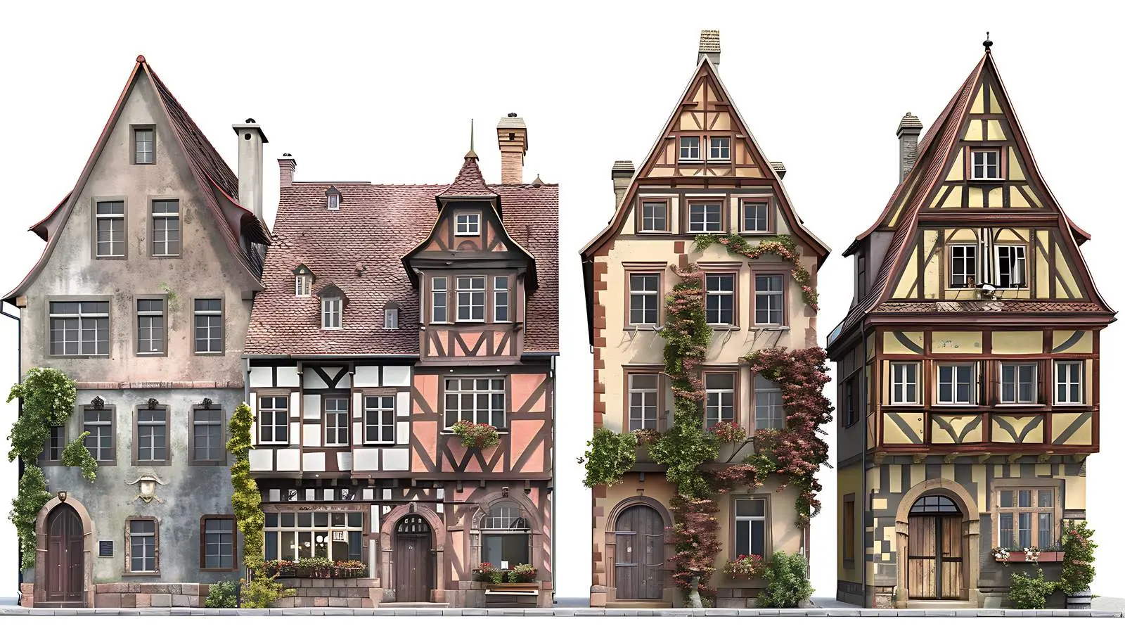 Historic Architecture in Nuremberg, Germany — free download from Dotvec