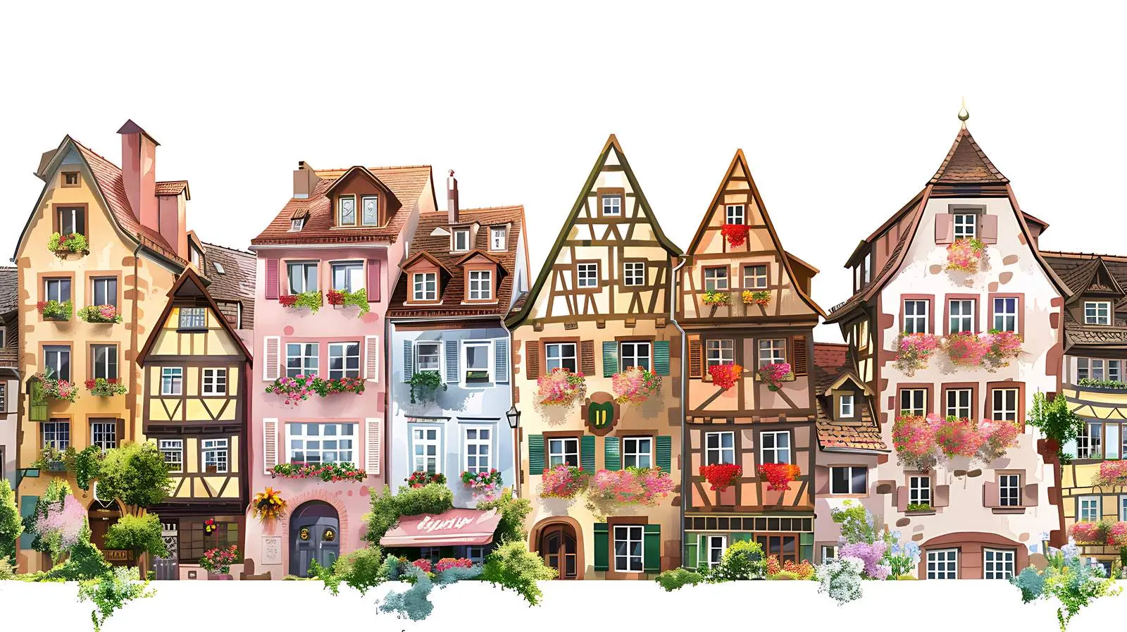 Historic Traditional Architecture in Nuremberg, Germany — free download from Dotvec
