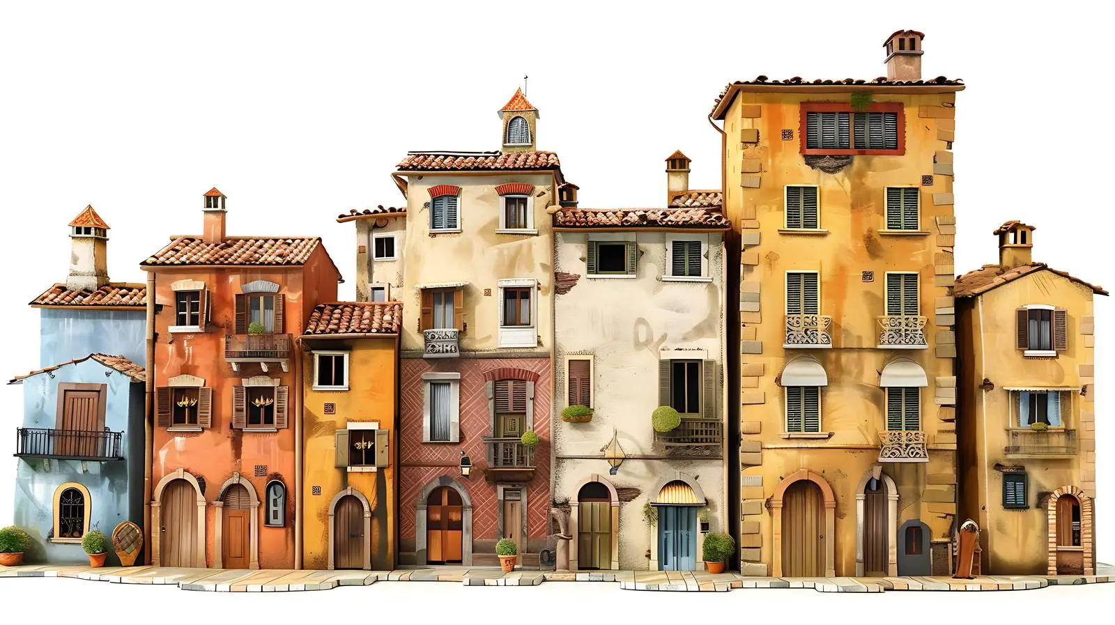 Historic Italian Architecture in Europe — free download from Dotvec