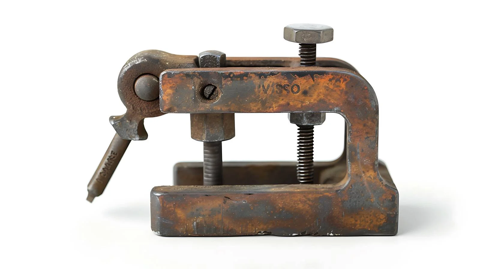 Vintage Locksmith Vice on White Background — free download from Dotvec