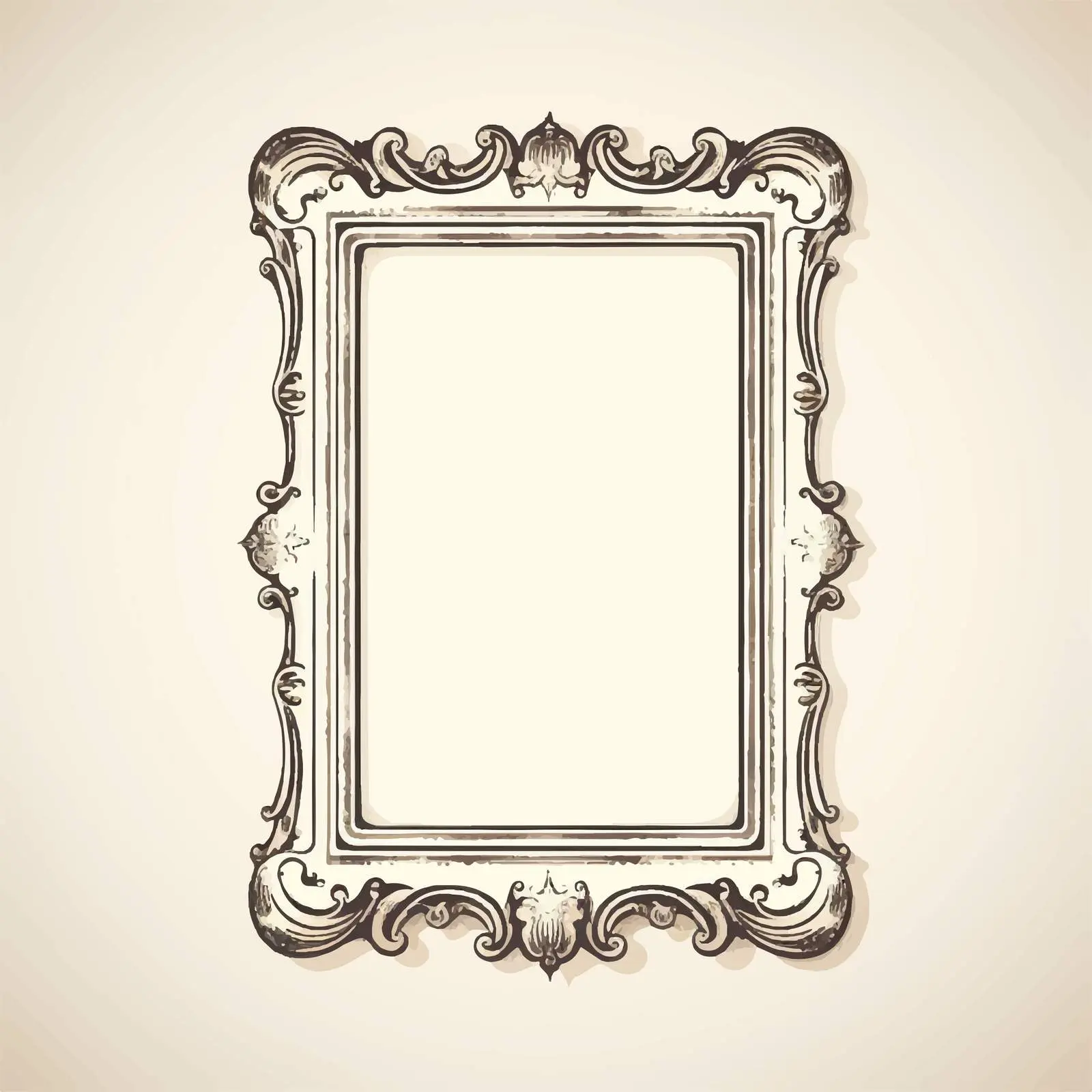 Old Paper Frame Vector Illustration Design — free download from Dotvec